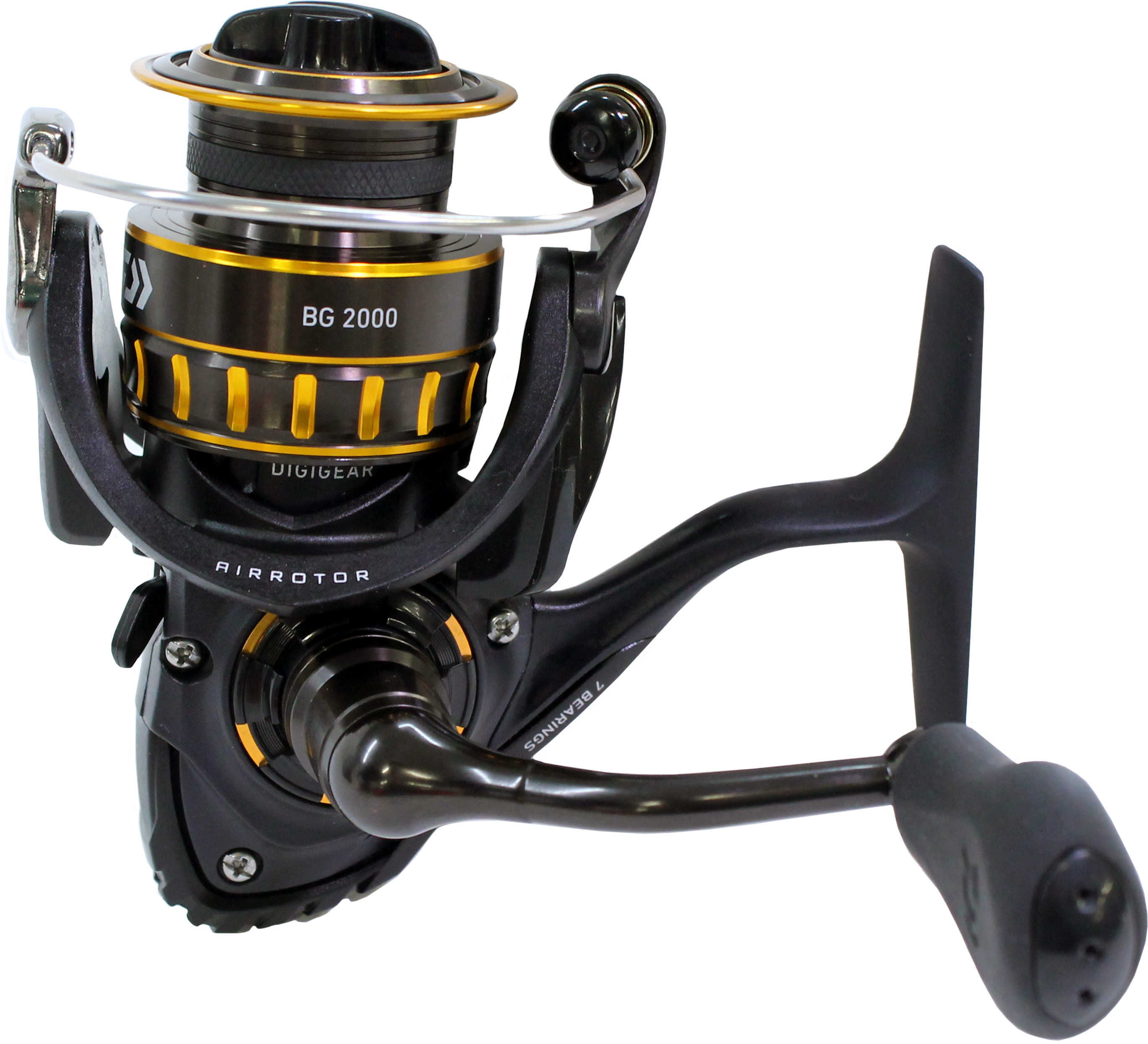 Daiwa Saltwater Spinning Reel 2000 5.6:1 Gear Ratio 6+1 Bearings 29.50" Retrieve Rate 4.40 lb Max
