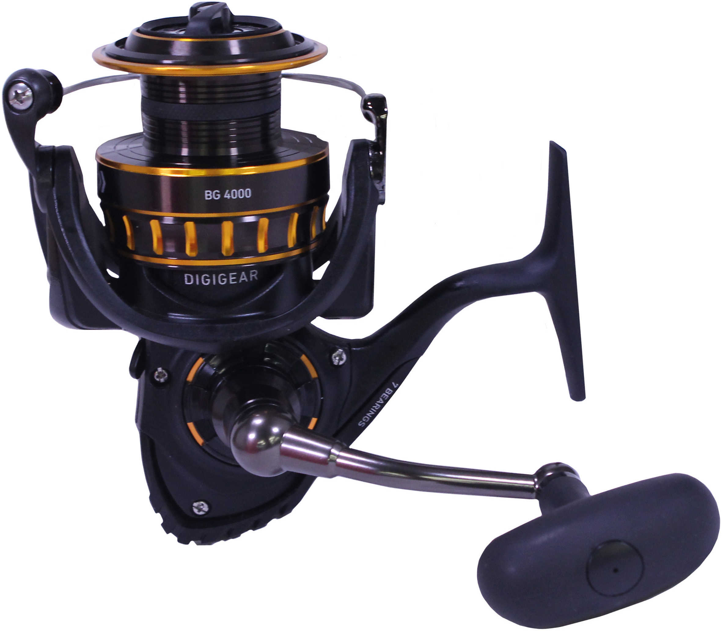 Daiwa BG Saltwater Spinning Reel 4000, 5.7:1 Gear Ratio, 6+1 Bearings, 39.90" Retrieve Rate, 17.60 Lb Max