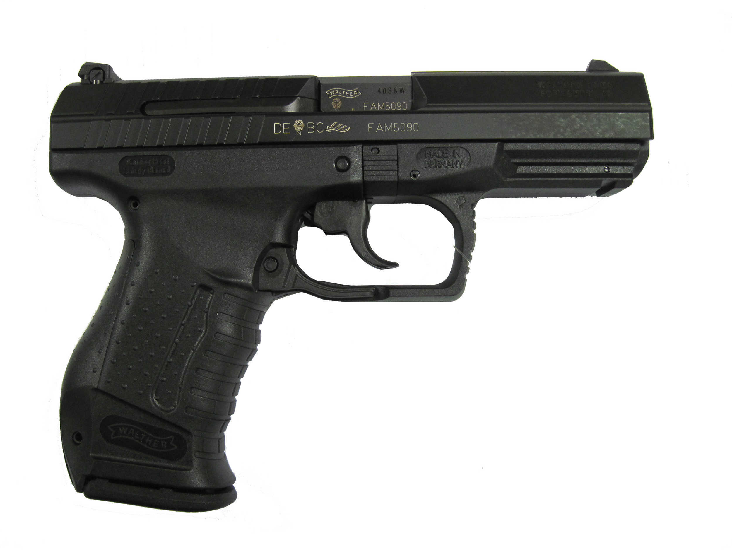 Walther P99 40 S&W 4" Barrel 12 Round Anti-Stress Mode Polymer Grips Black Semi Automatic Pistol 2796341