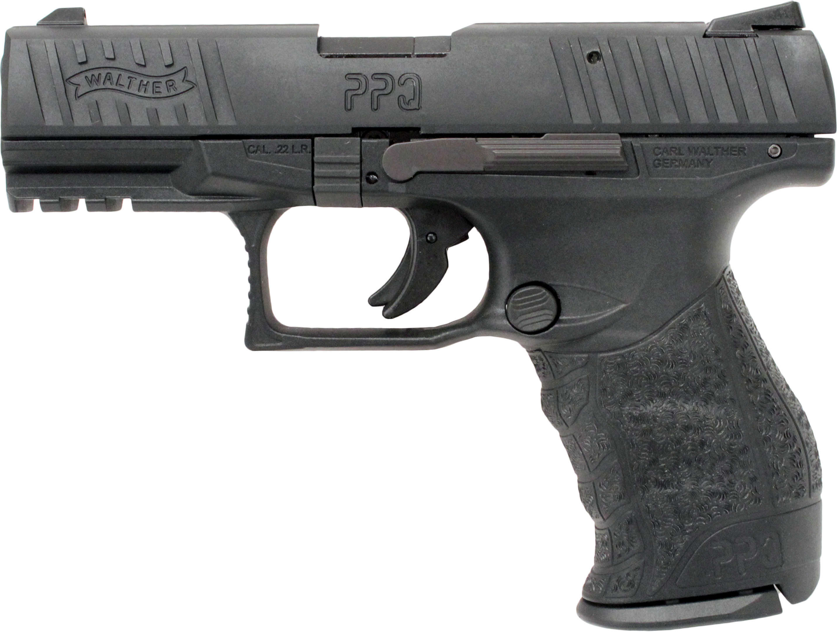 Walther PPQ M2 22 Long Rifle 4" Barrel 12 Round Double Action Polymer Black Semi Automatic Pistol 5100300