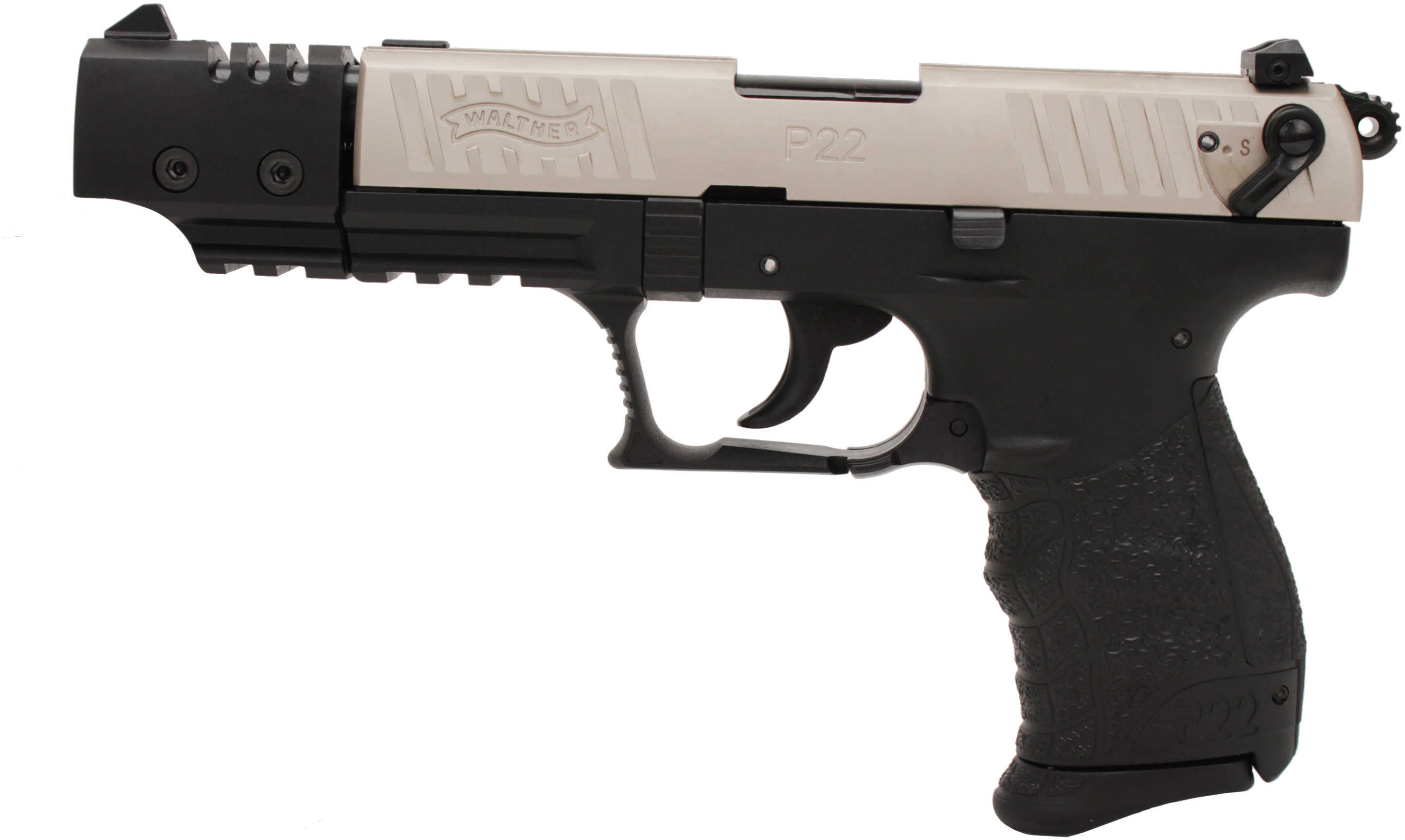 Walther P22 Pistol 22 Long Rifle Target Nickel 5"Barrel USA Semi Automatic 5120326