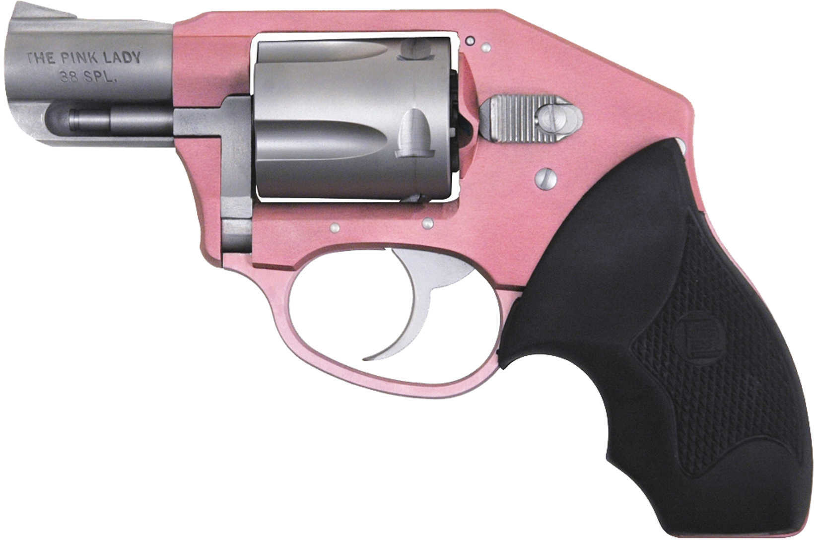 Charter Arms 38 Special Pink Lady Off Duty Revolver 5 Round Concealed Hammer DAO / Stainless Steel 53851