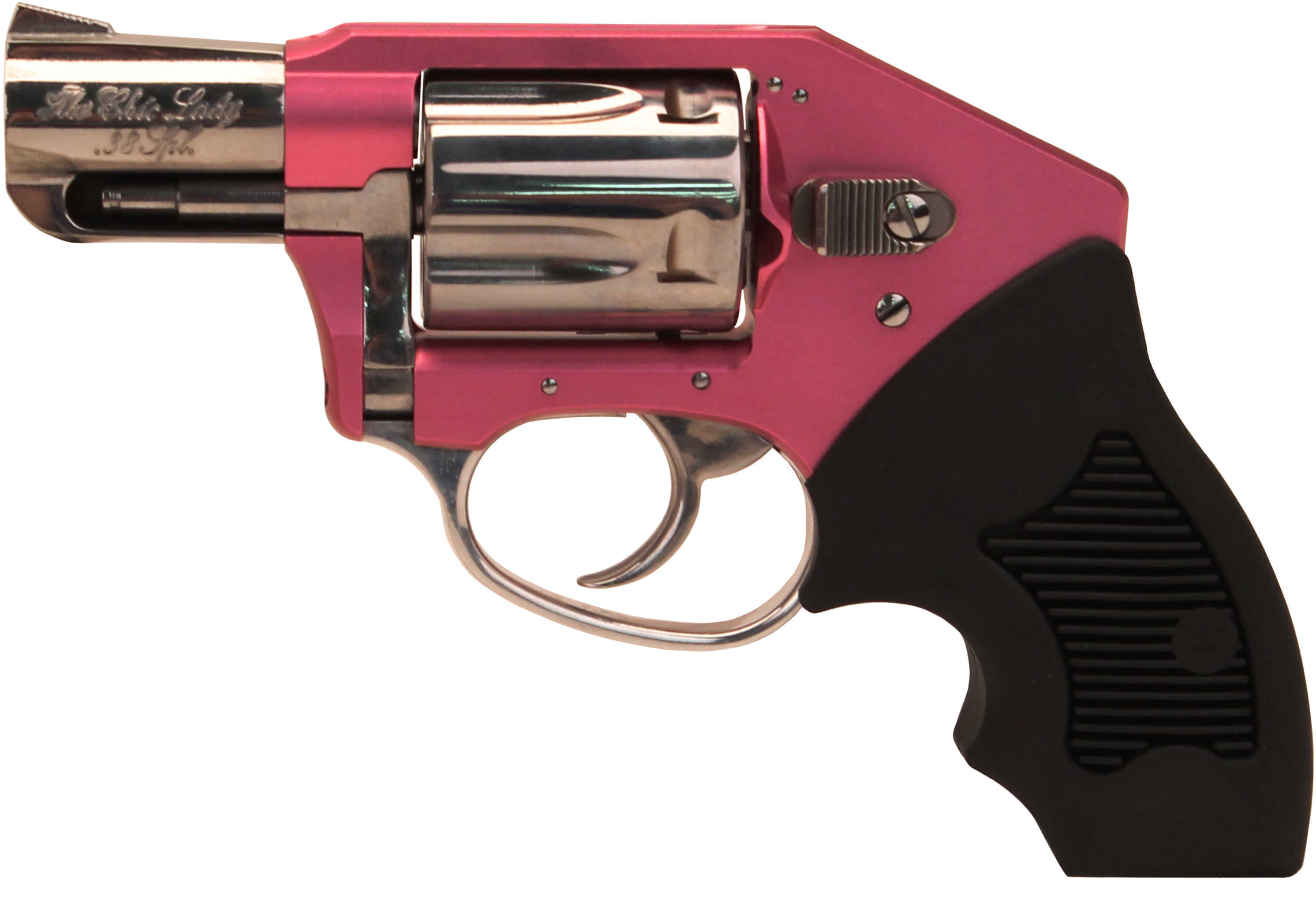 Charter Arms 38 Special Chic Lady Pink With Hardcase Compact Fixed 2" Barrel 5 Round Revolver