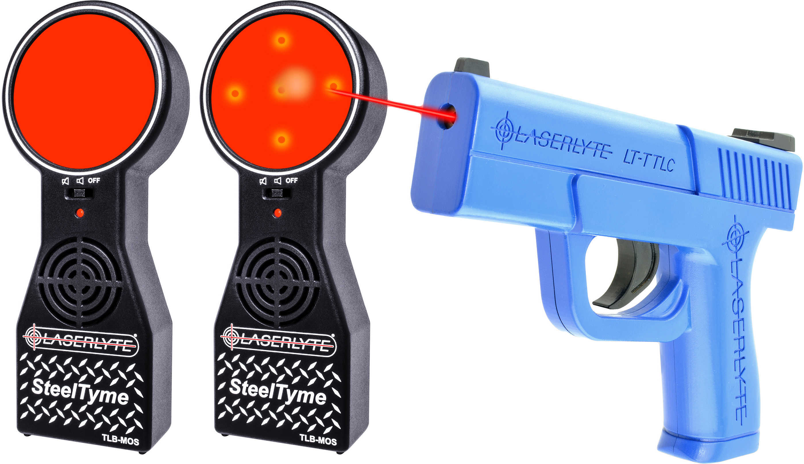 LaserLyte Steel Tyme Kit with Trigger Trainer Pistol and 2 Targets