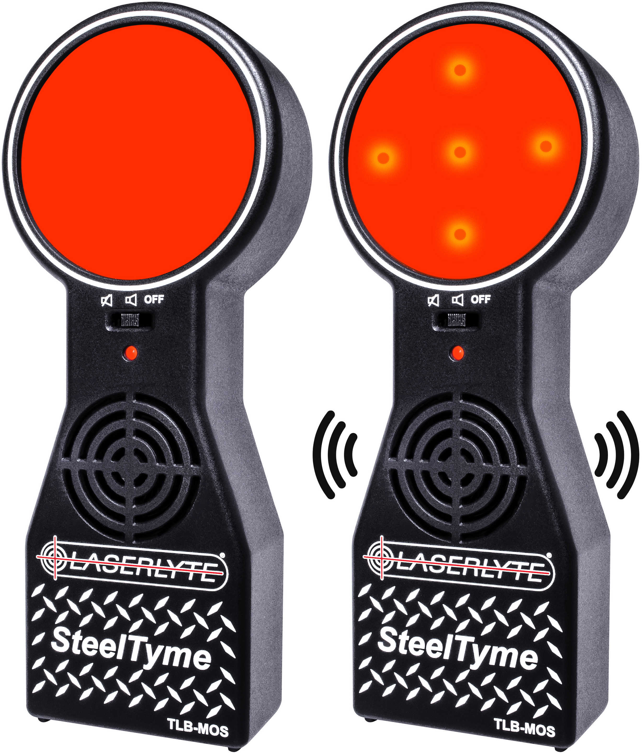 Laserlyte Set of Two Steel Tyme Targets Batteries Included TLB-MOS