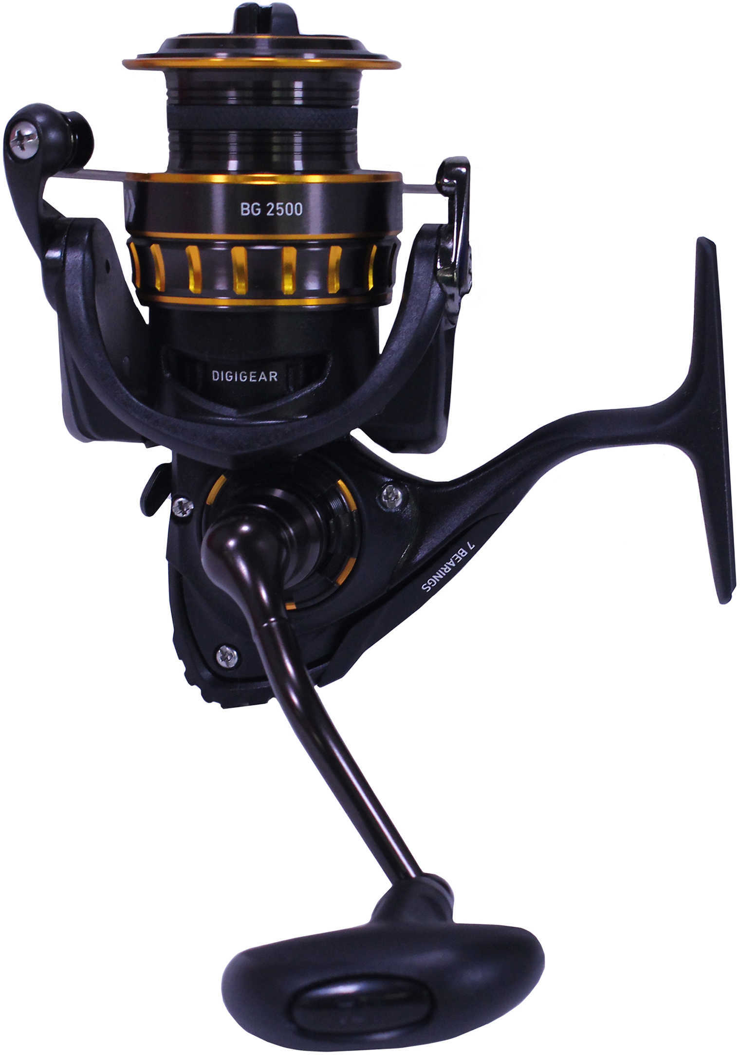 Daiwa BG Saltwater Spinning Reel 2500, 5.6:1 Gear Ratio, 6+1 Bearings, 33.20" Retrieve Rate, 13.20 lb Max