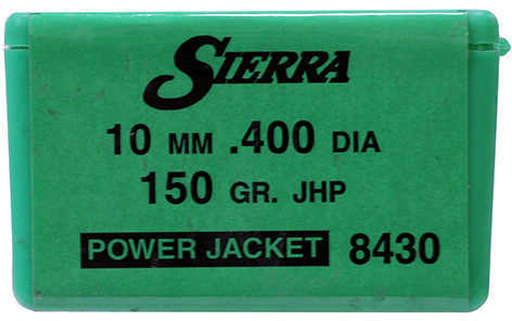 Sierra Bullets, 10mm 165 Grains JHP - Brand New In Package