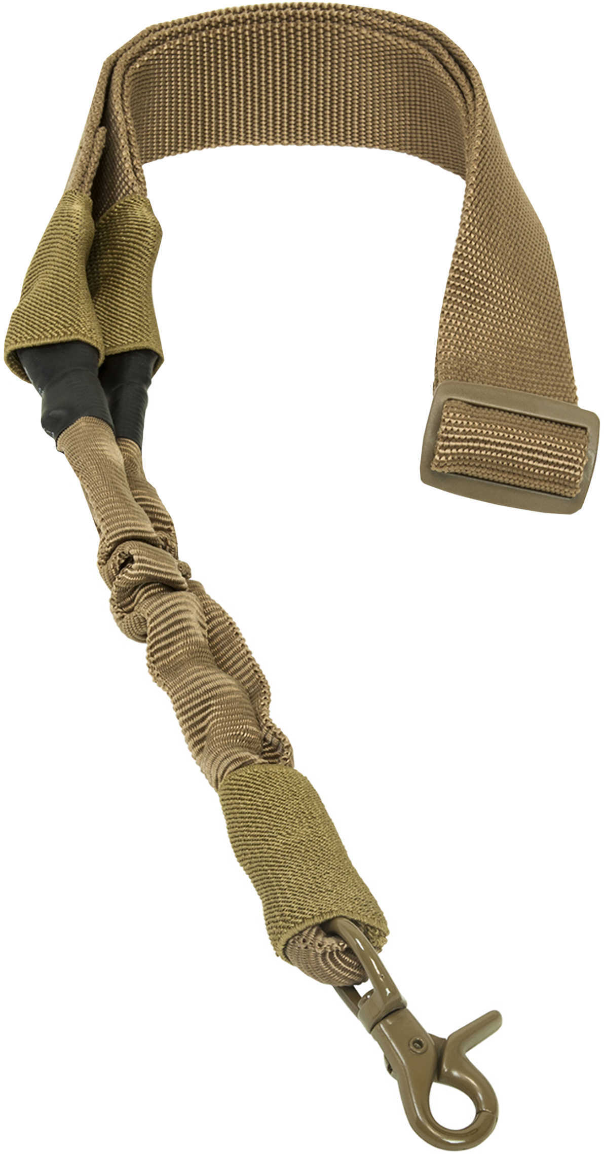 NCStar VISM Sling 1.25" 55"-72" Adjustable Bungee Tan Nylon Strap W/Elastic Shock-Cord 2Or1 Point