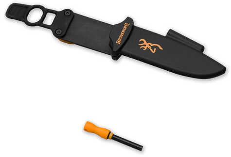 Browning Ignite Black/Gray, 4-Inch Fixed Blade Knife Md: 3220160
