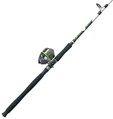 Zebco / Quantum Big Cat XT Spincast Combo 2.6: Gear Ratio 7 pc Rod 25-50 lb Line Rate Md: BCXTSC702MH25NS4