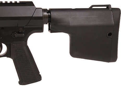 Troy Industries Rifle Pump Action Optic Ready 243 AR Sporting Medieval Muzzle Brake Black Finish 18" Barrel