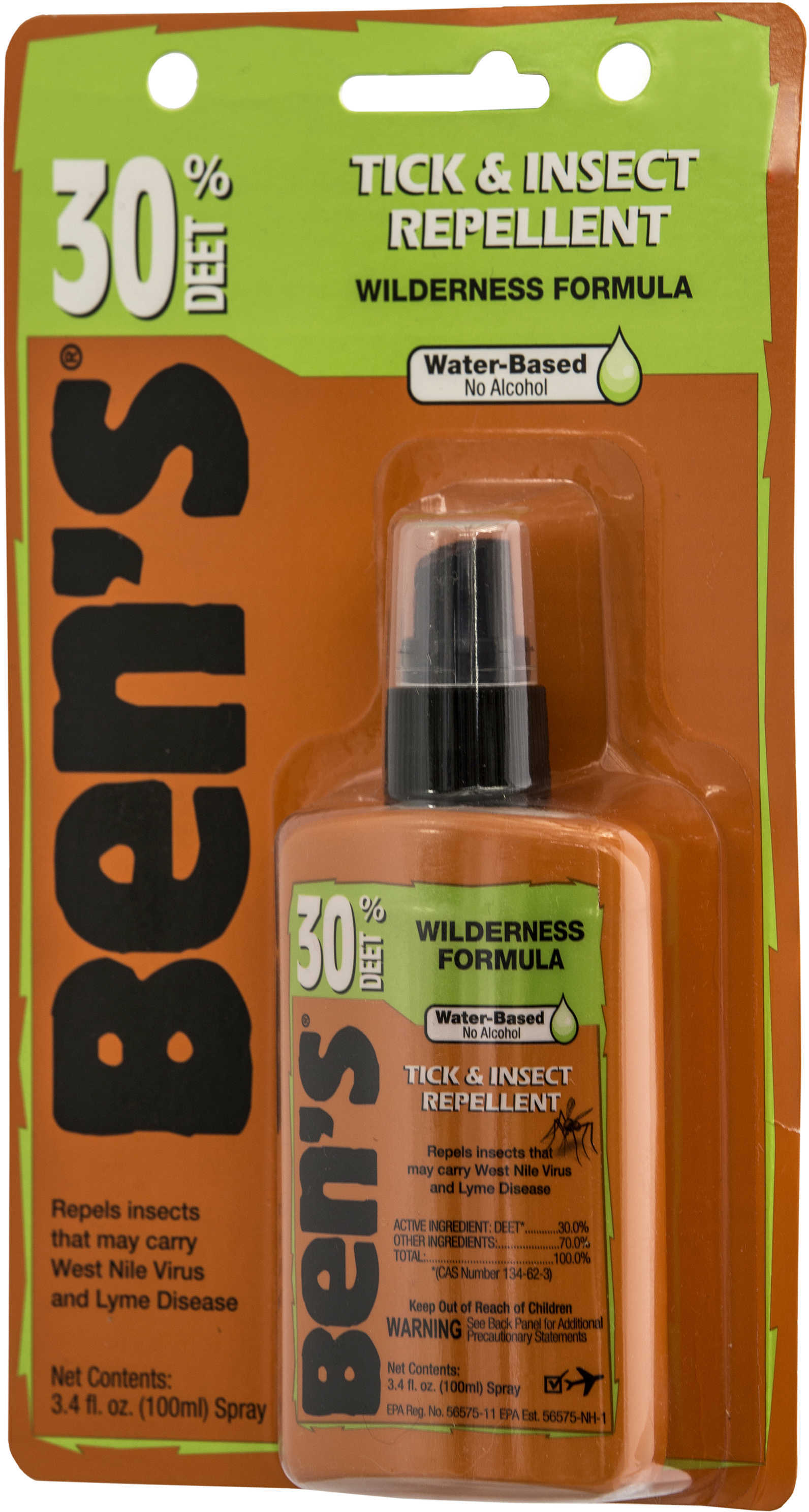 Bens / Tender Corp AMK 30 INSECT Repellent 30% DEET 3.4Oz Pump (CARDED)