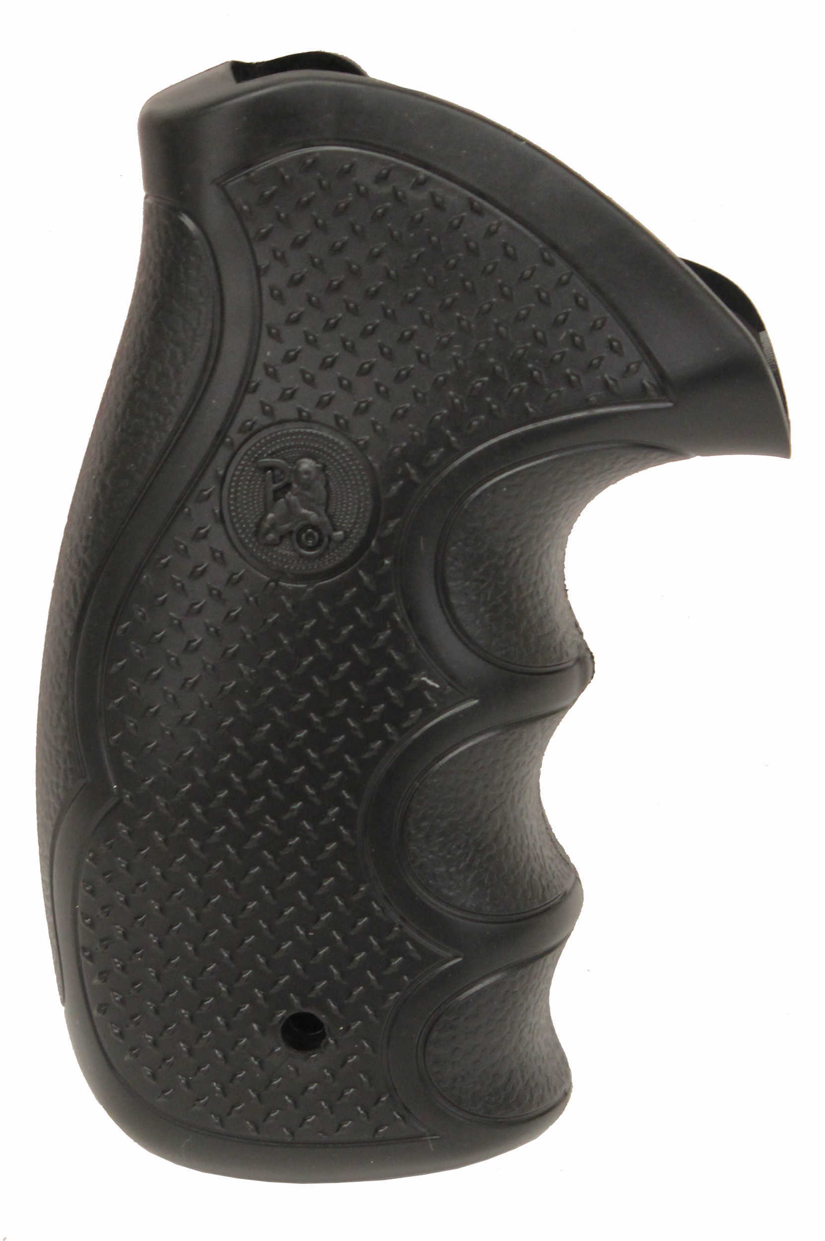 Pachmayr Diamond Pro Grip, Fits S&W K/L Frame Round Butt, Black Finish 2479