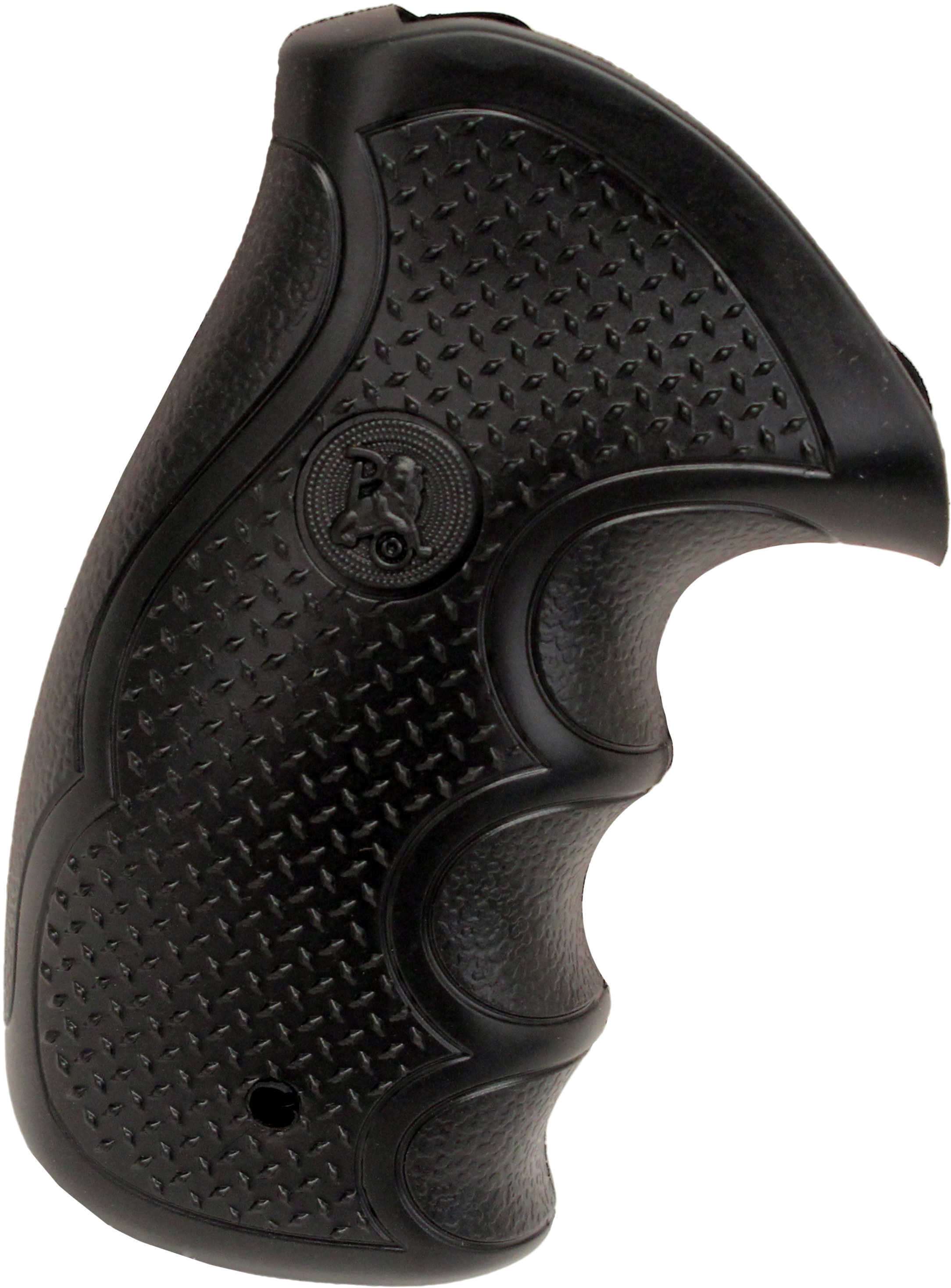 Pachmayr Diamond Pro Grip, Fits S&W N Frame Round Butt, Black Finish 2480