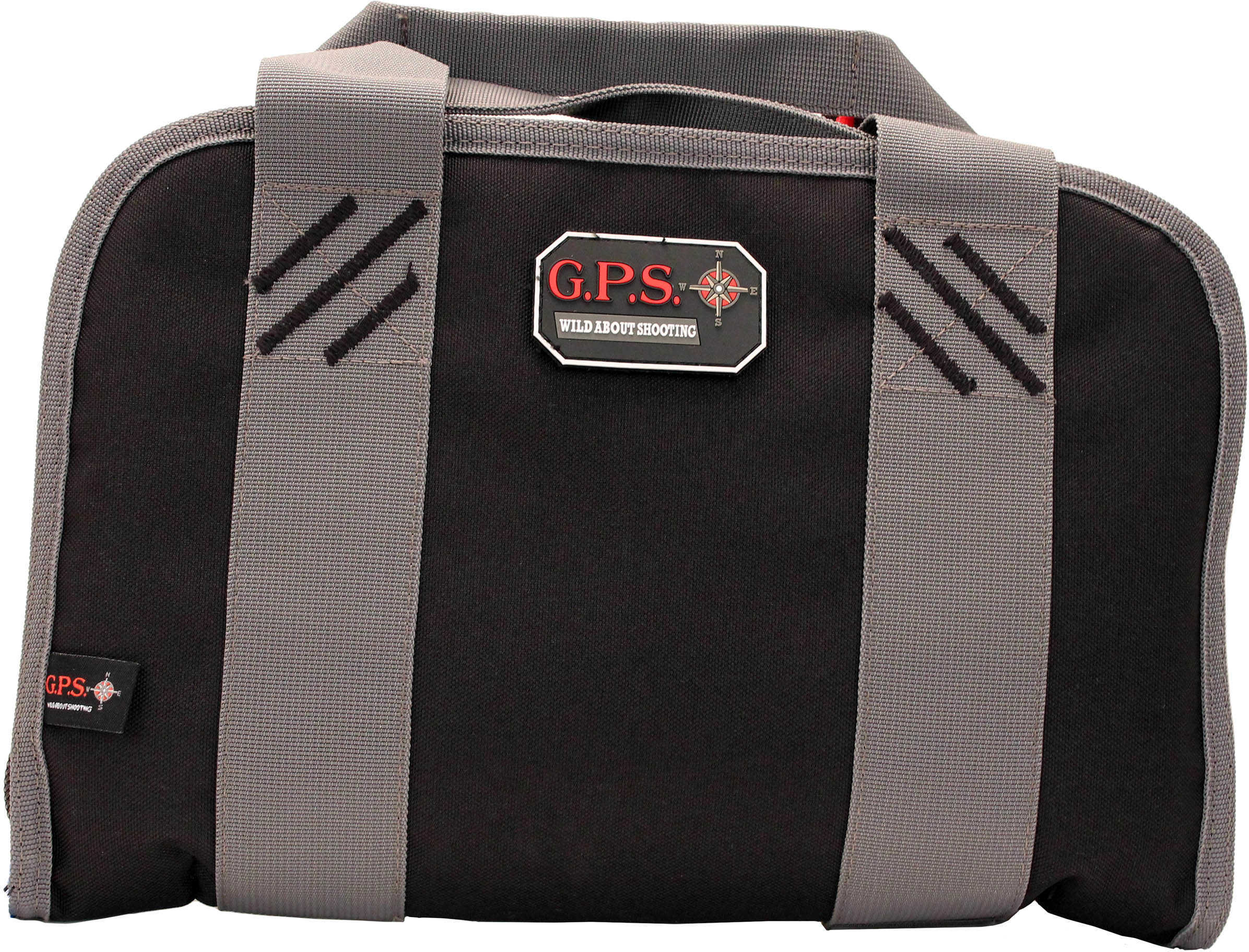 G Outdoors Inc. G*OUTDOORS Double Pistol Case w/Quilted Tricot Lining Nylon Black 1308PC