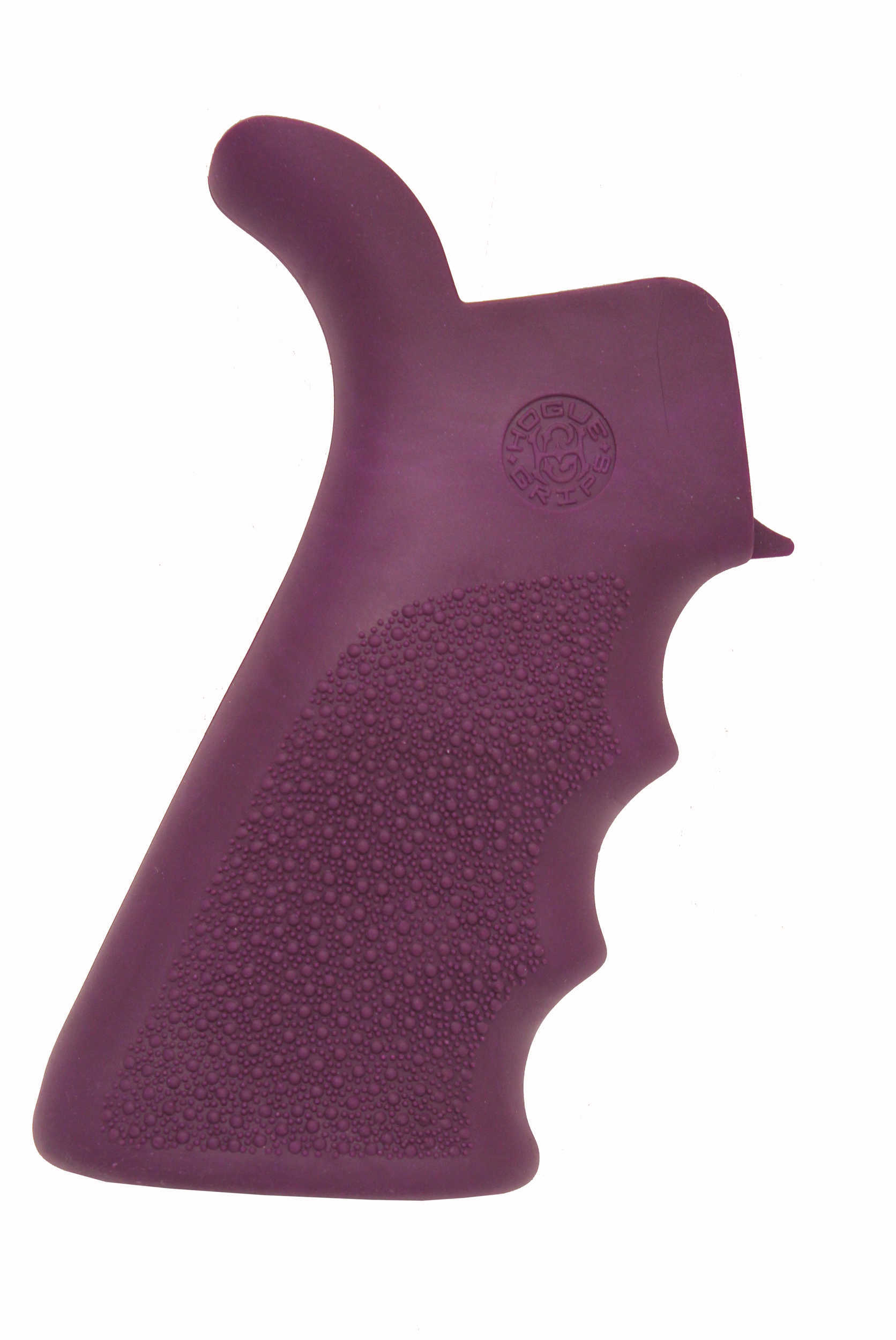 Hogue AR-15 Beavertail Grip W/Finger GROOVES Purple
