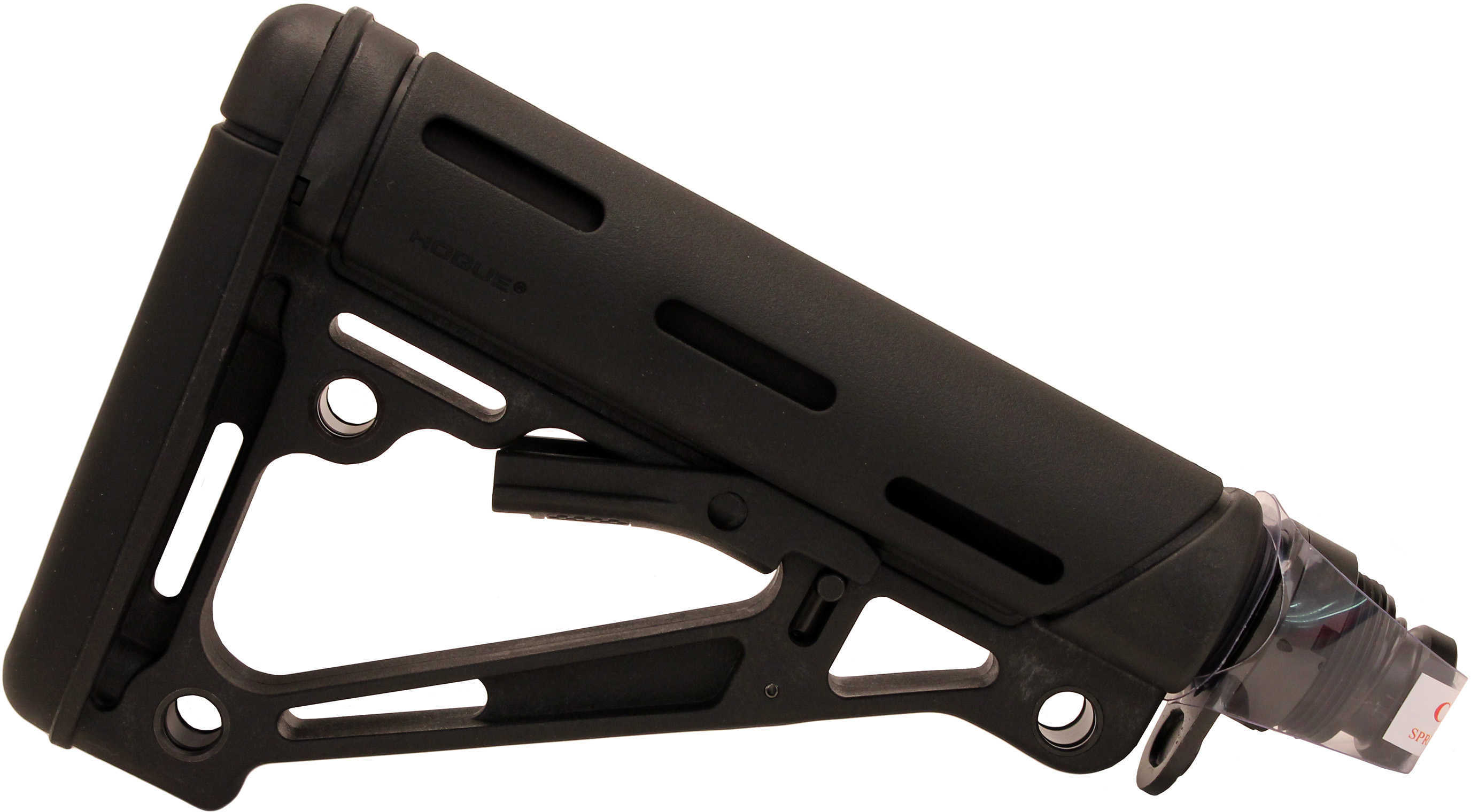 Hogue Grips OverMolded Collapsible Stock Assembly Fits AR-15/M16 Includes Mil-Spec Buffer Tube and Hardware Black Finish