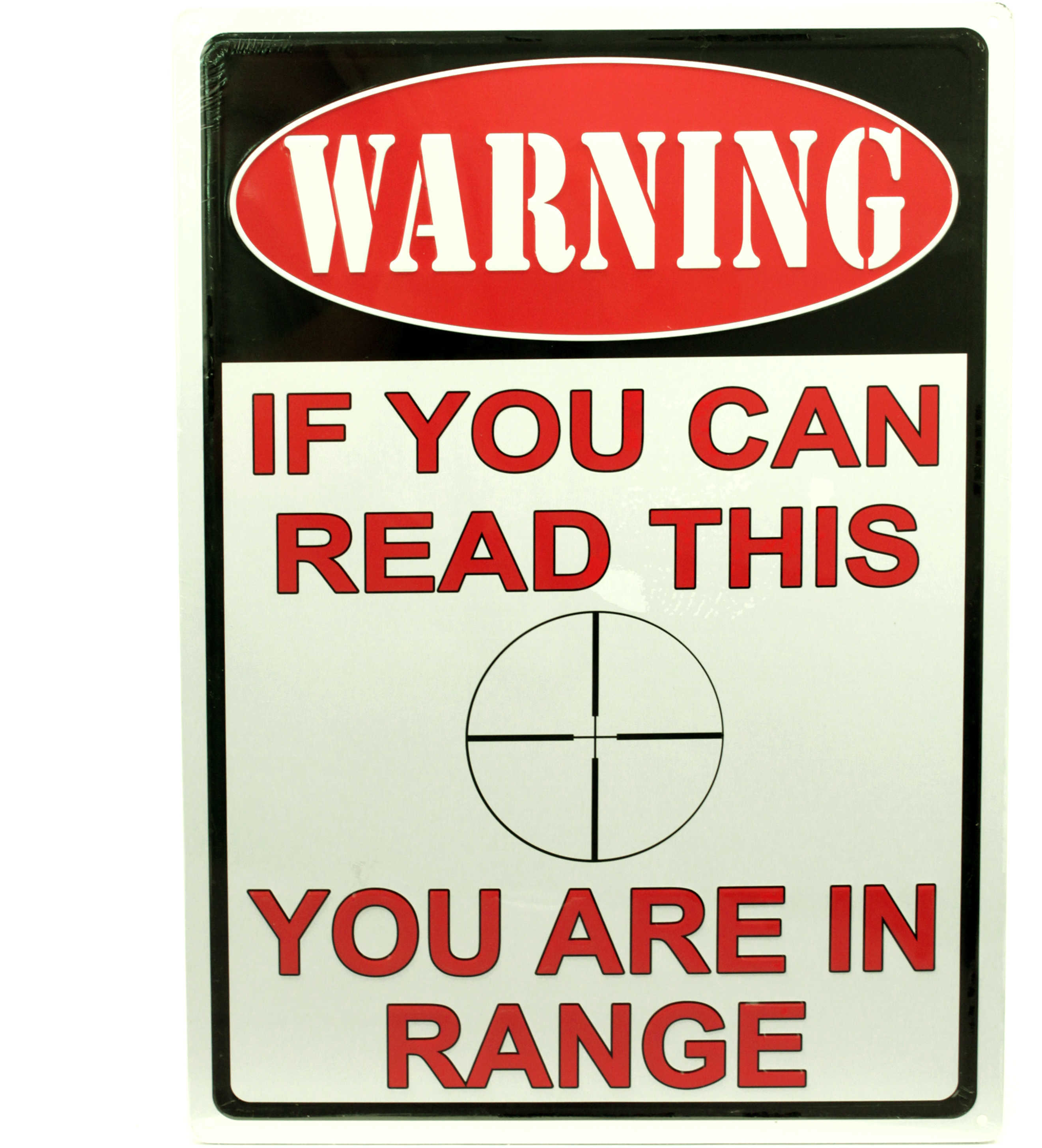 Rivers Edge Products Tin Sign "You Are In Range" 12"X17"