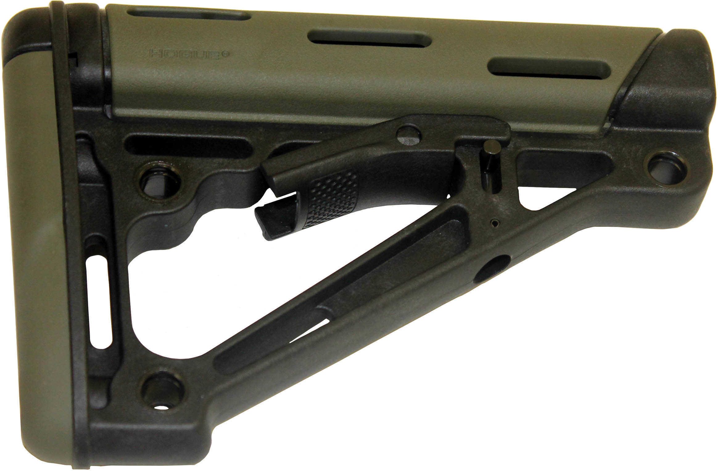 Hogue AR-15 Collapsible Stock OD Green Rubber Mil-Spec