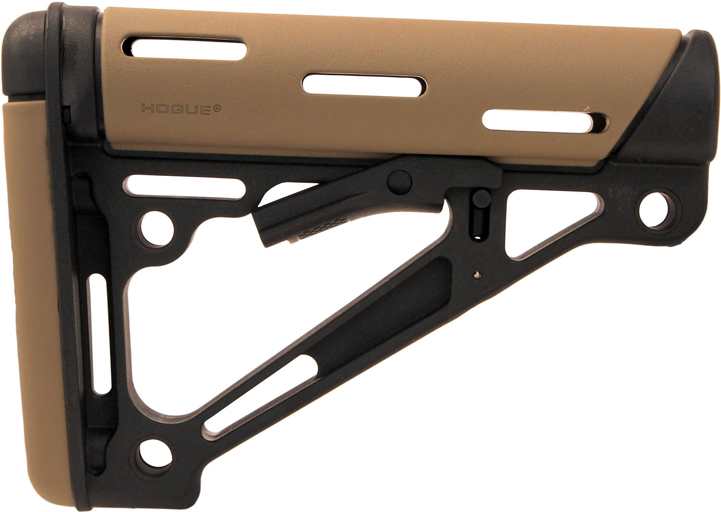 Hogue AR15 OMC Buttstock - Com/Mil-Spec Desert Tan Md: 15350-img-1