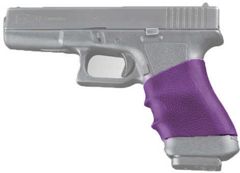 Hogue Grips HandAll Universal Full Size Sleeve Fits Many Semi Auto Handguns Purple 17006