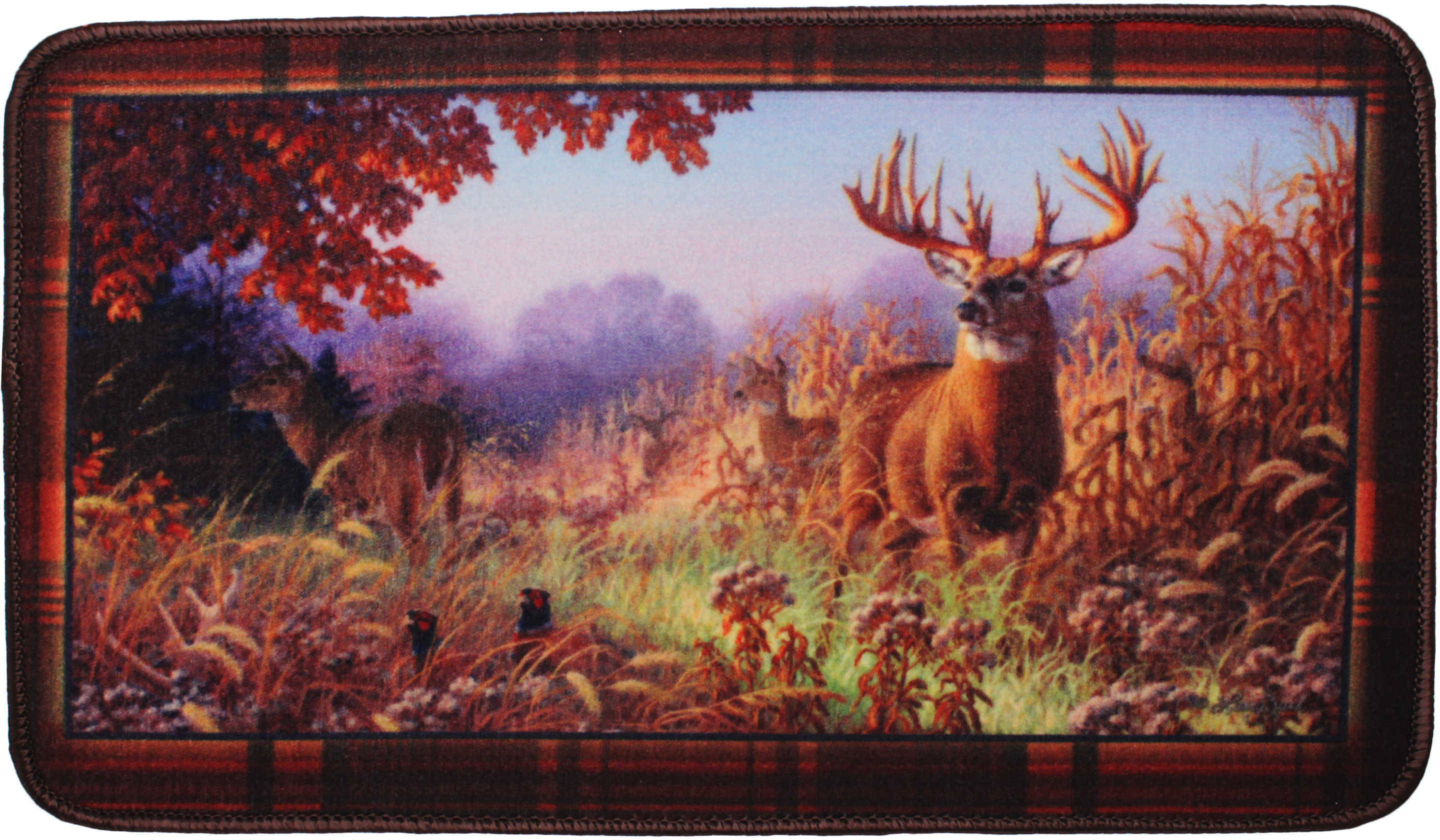 Rivers Edge Products Door Mat, 30"x18" Deer Scene 1861