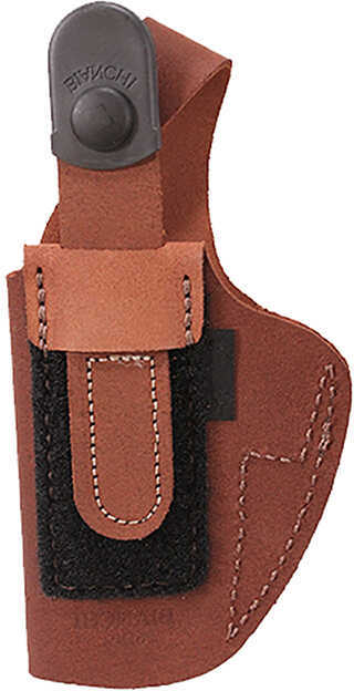 Bianchi 6D Deluxe Waistband Holster Natural Suede, Size 12, Right Hand 19044