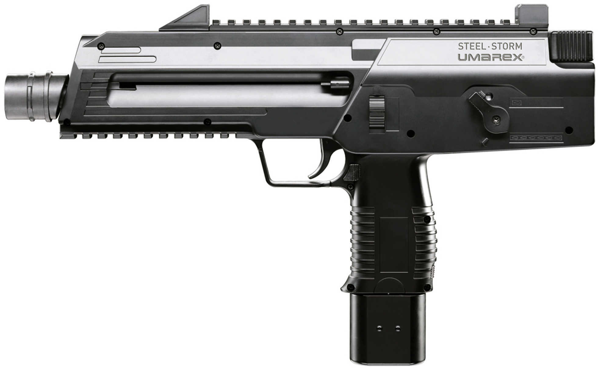 Umarex Steel Storm .177 Caliber BB 7.5" Barrel Black 30 Rounds 430 Feet Per Second 2252155