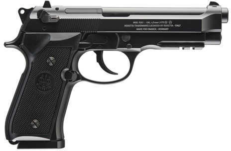 Umarex USA RWS Beretta M92 A1 Air Pistol .177 BB Co2 Powered Black Md: 2253017