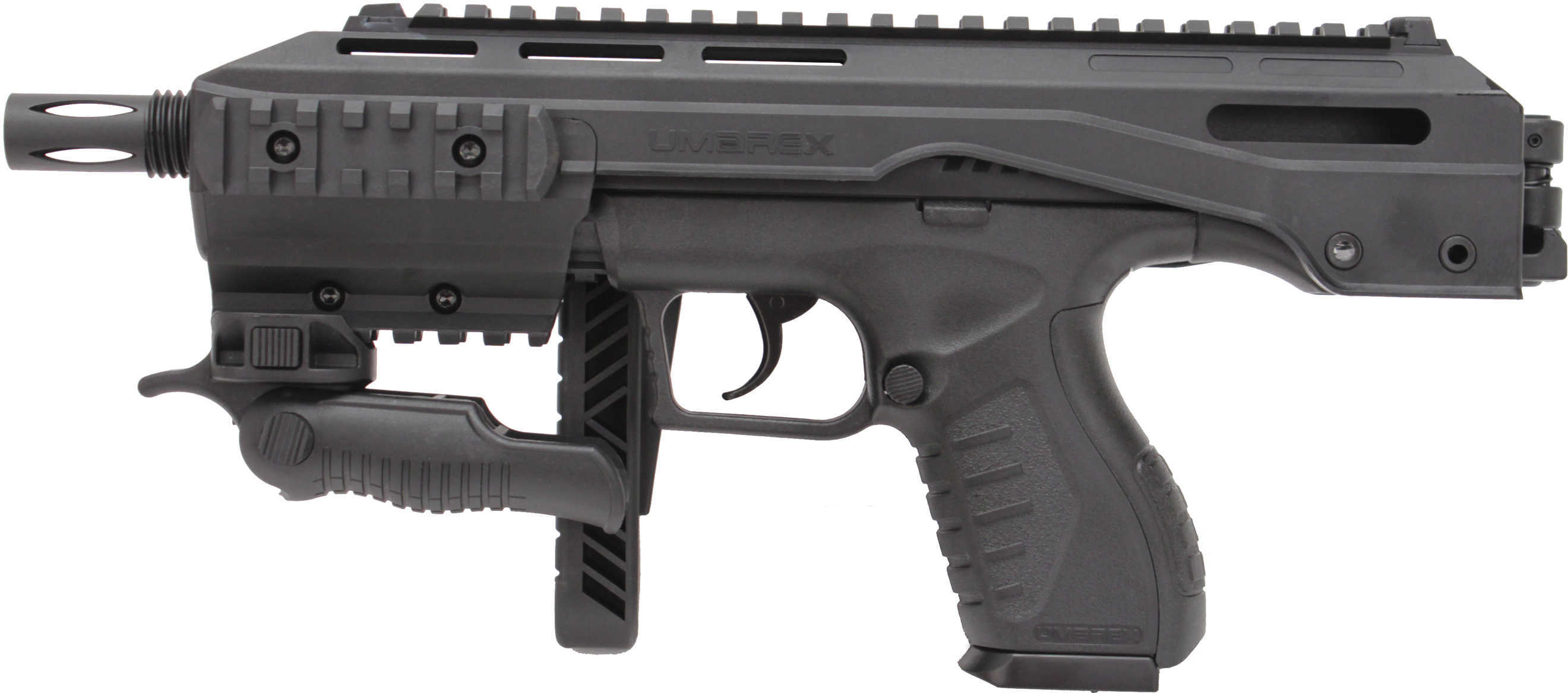 Umarex Tactical Adjustable Rifle/Pistol Conversion ..177 Pelletlet Black Finish 19Rd 410 Feet Per Second 2254824