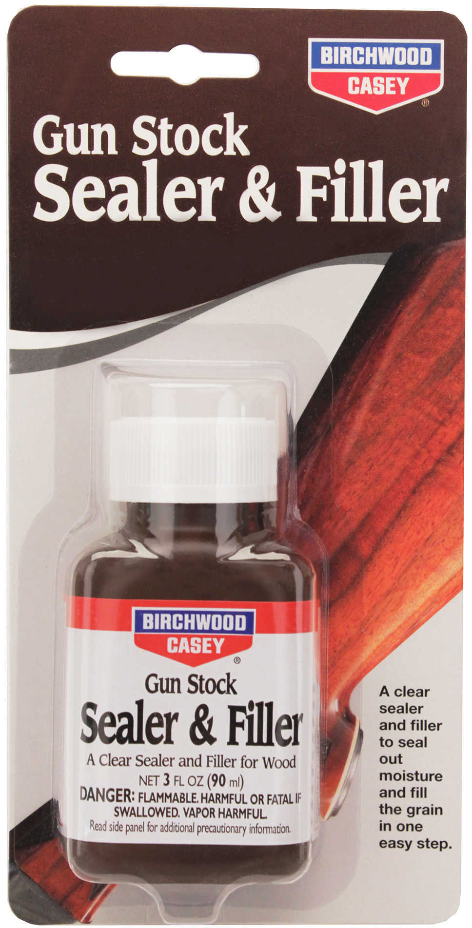 Birchwood Casey Gun Stock Sealer & Filler, 3oz 23323