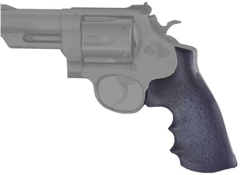 Hogue Grips Monogrip S&W Squared Butt Rubber Black 29000