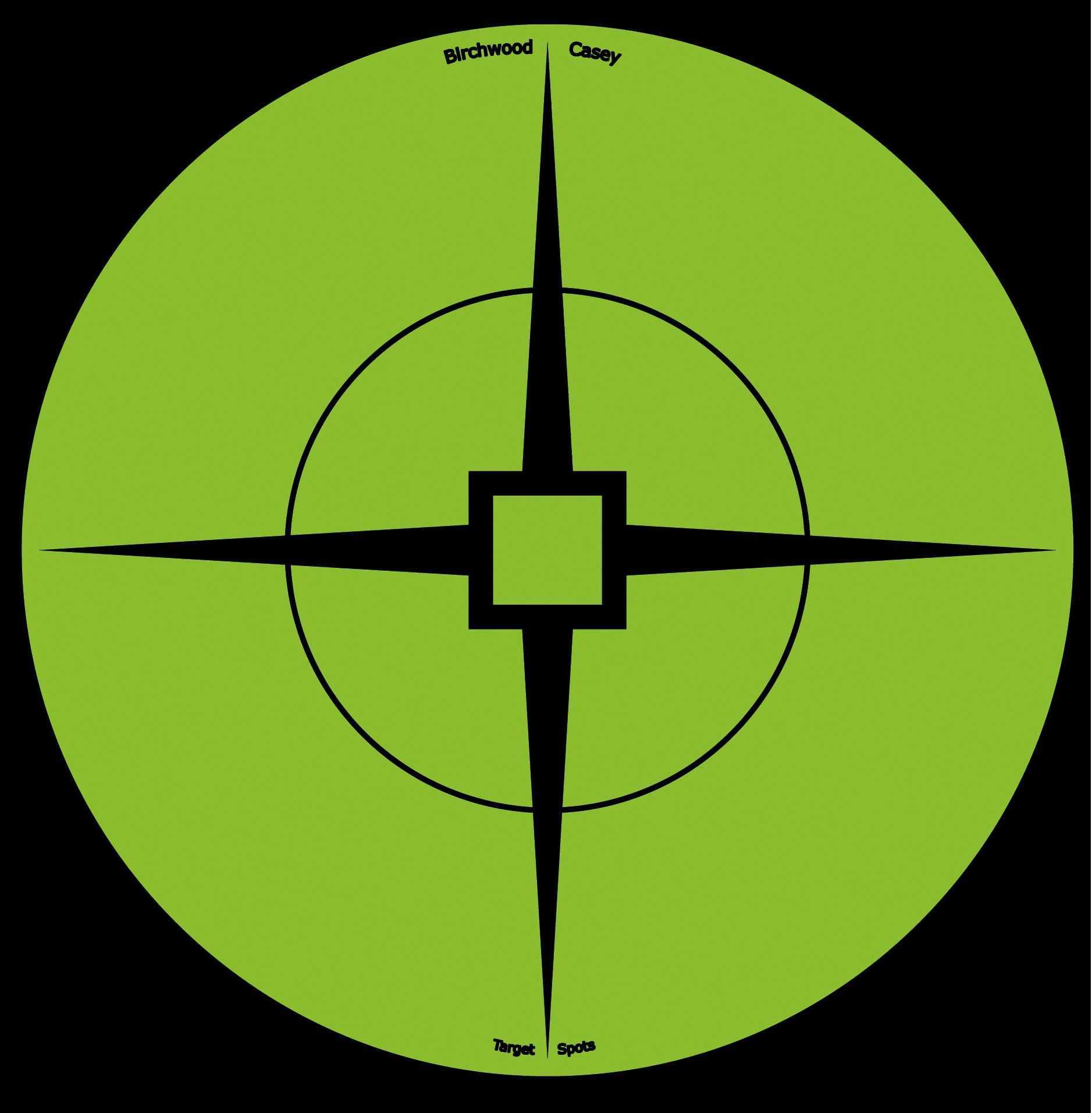 Birchwood Casey Target Spots Assortment Green 60-1" Targets 30-2" 20-3" 33938