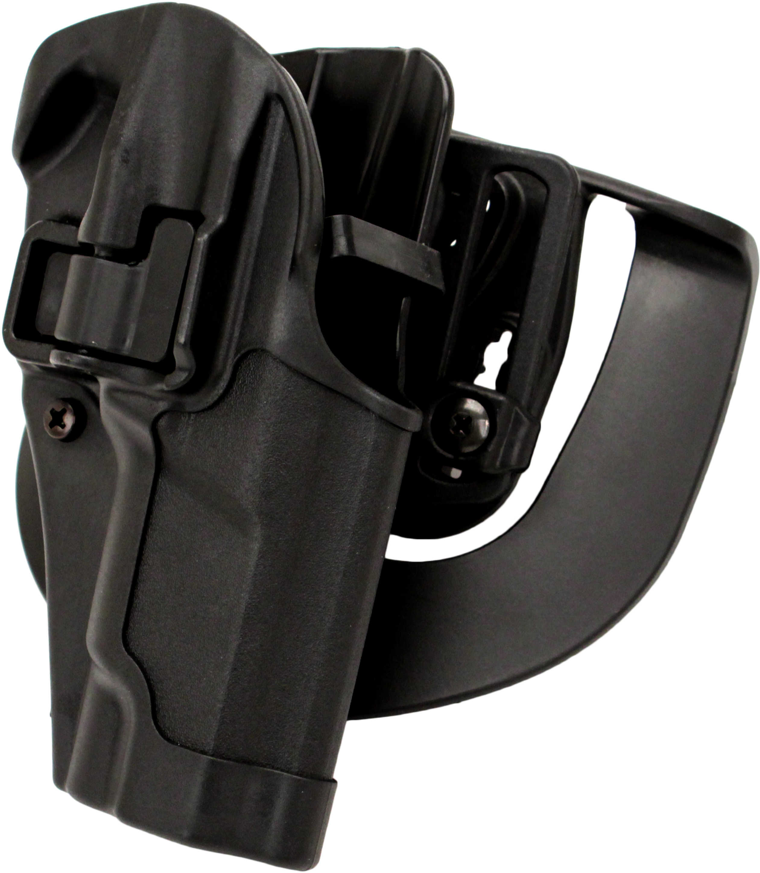 BlackHawk Products Group Serpa CF Belt & Paddle Holster Plain Matte Finish Ruger P85/89 Right Hand 410511BK-R