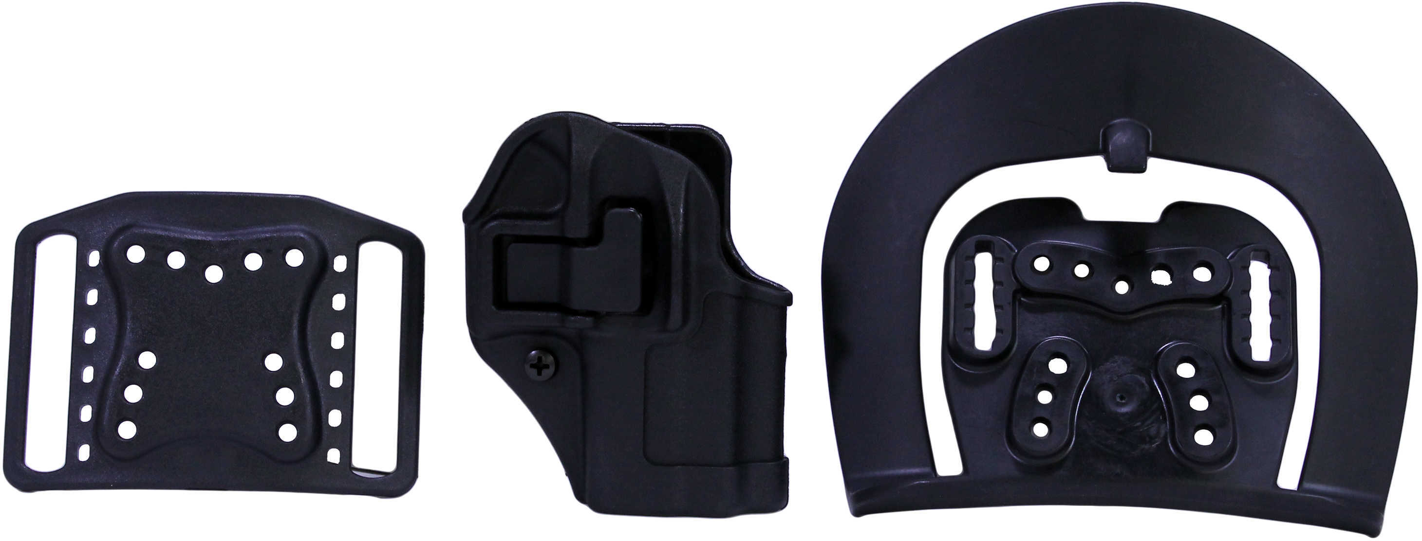 BLACKHAWK! SERPA CQC Concealment Holster with Belt and Paddle Attachment Fits Glock 42 Right Hand Matte 410567BK-R