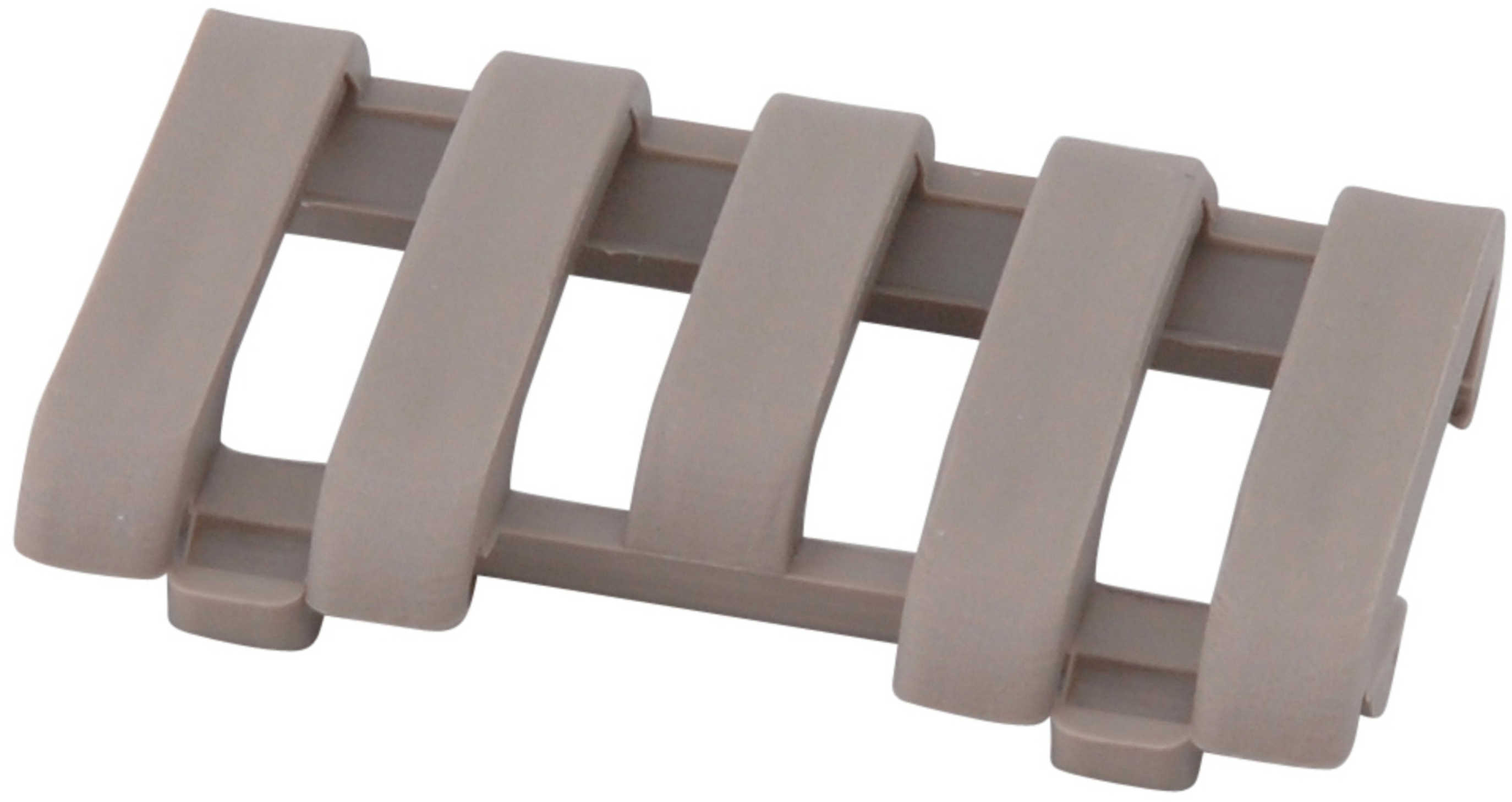 Ergo Grip Rail Cover Wire Loom 5 Slot Picatinny FDE 1Pk-img-1