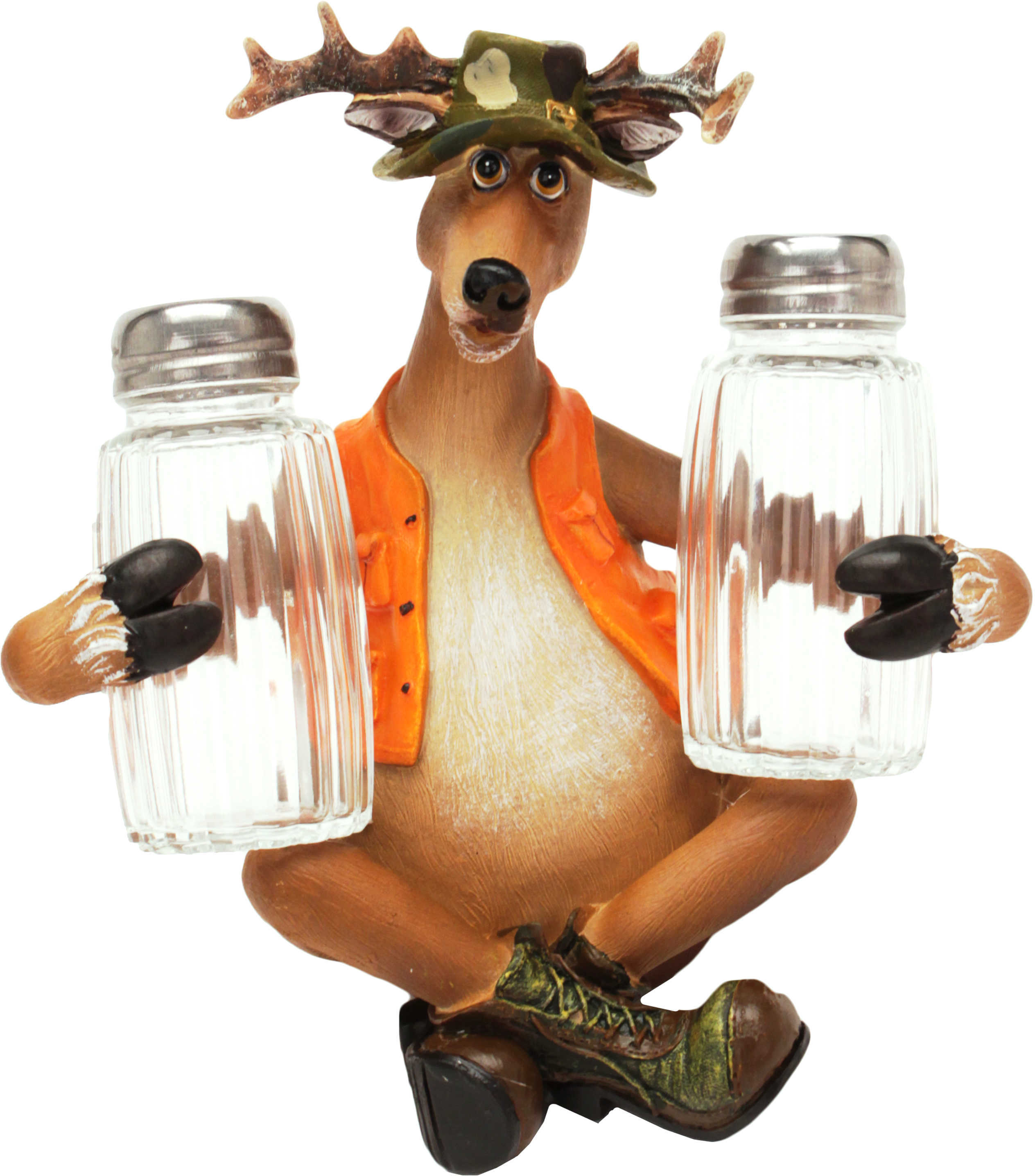 Rivers Edge Products Deer Holding Salt & Pepper SHAKERS