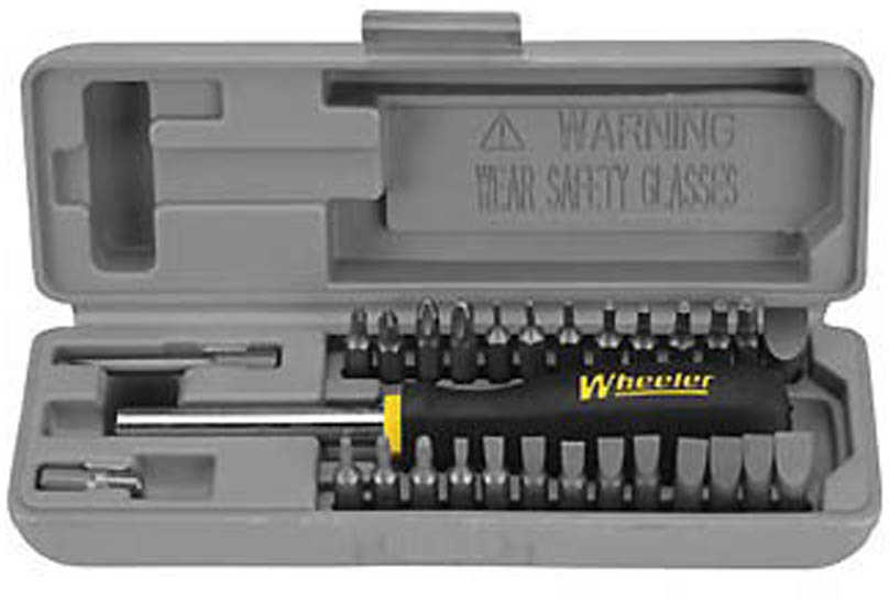 Wheeler Space Saver Gunsmith Screwdriver Set Tool With 26 Bits 664-507