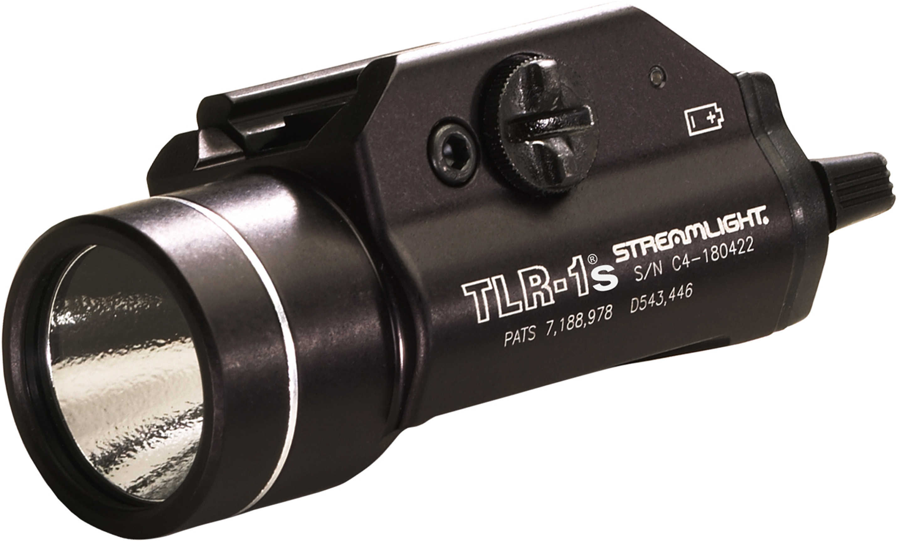 Streamlight TLR-1s Tactical Light C4 LED 300 Lumens with Strobe Black Finish Batteries 69210
