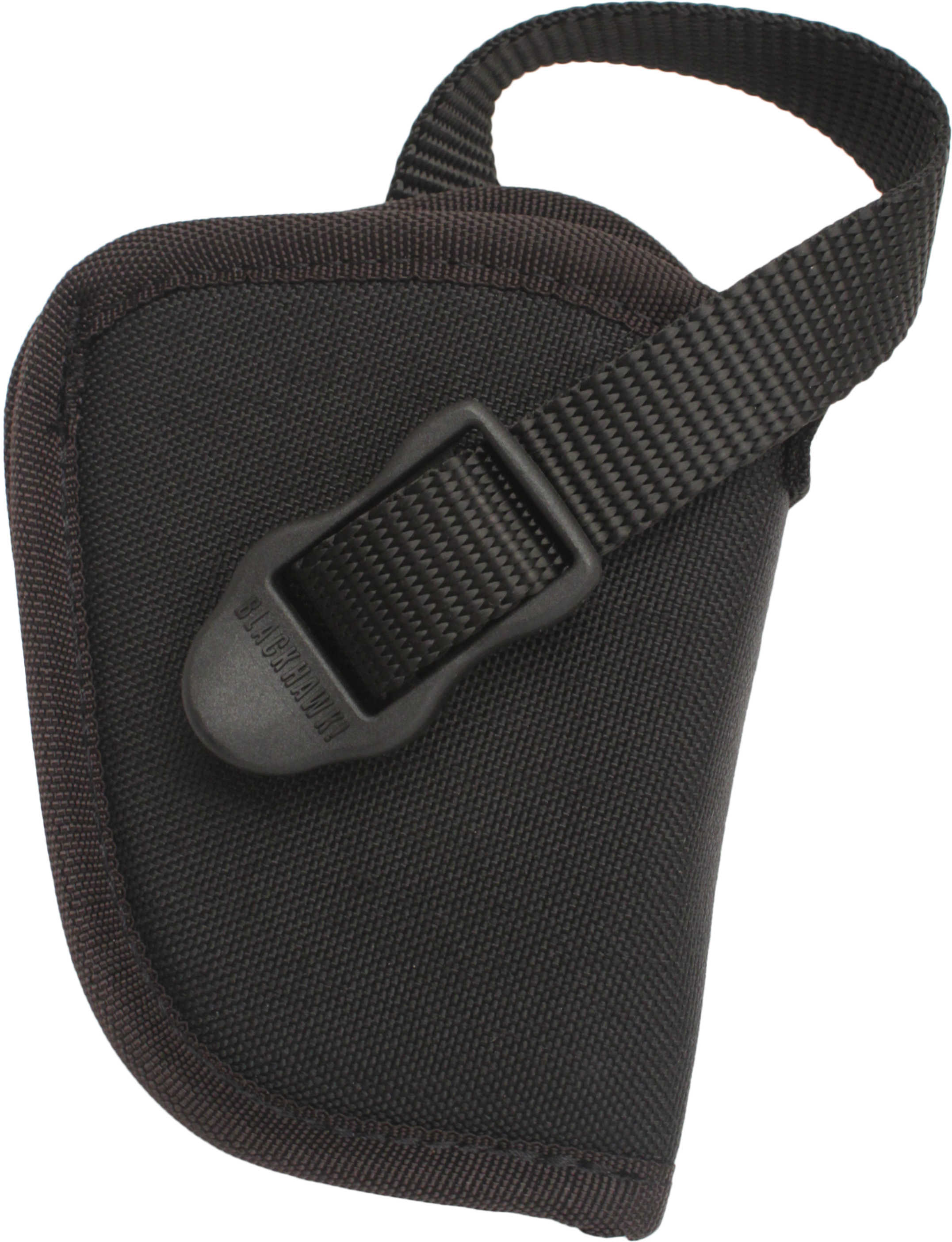 BlackHawk Products Group Hip Nylon Belt Holster Right Hand, 2" 5 Round Revolver + Hammer Spur 73NH09BK-R