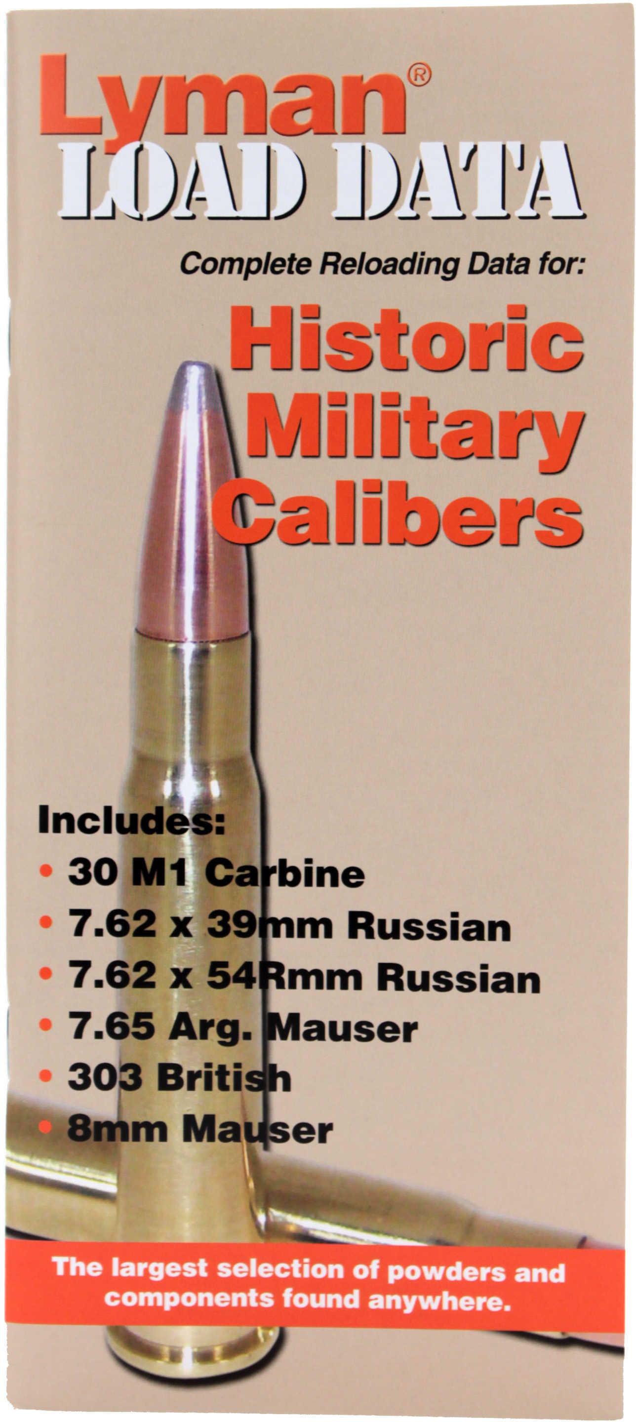 Lyman Load Data Book Old Military Calibers 9780016