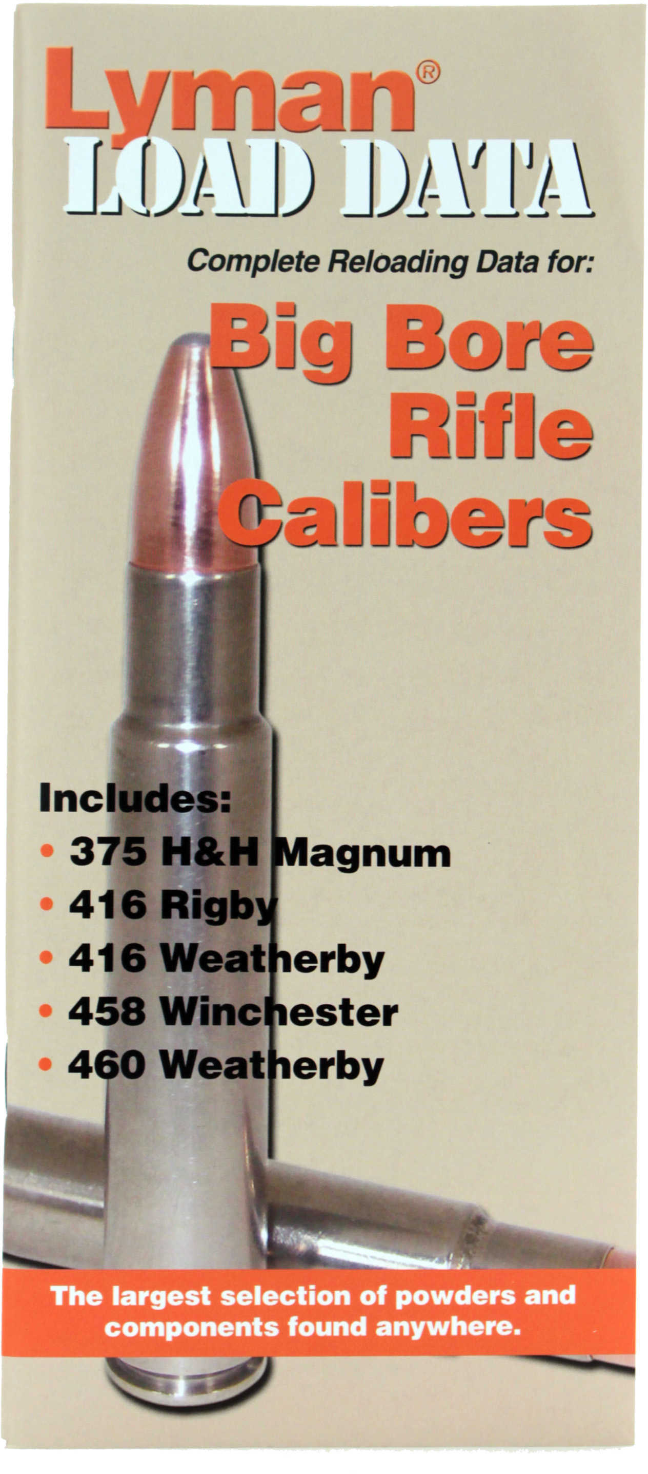 Lyman Load Data Book Big Bore Rifle 9780022