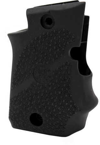 Hogue Grips Rubber Black W/Finger Grooves Amdi Safety Sig P938 98080