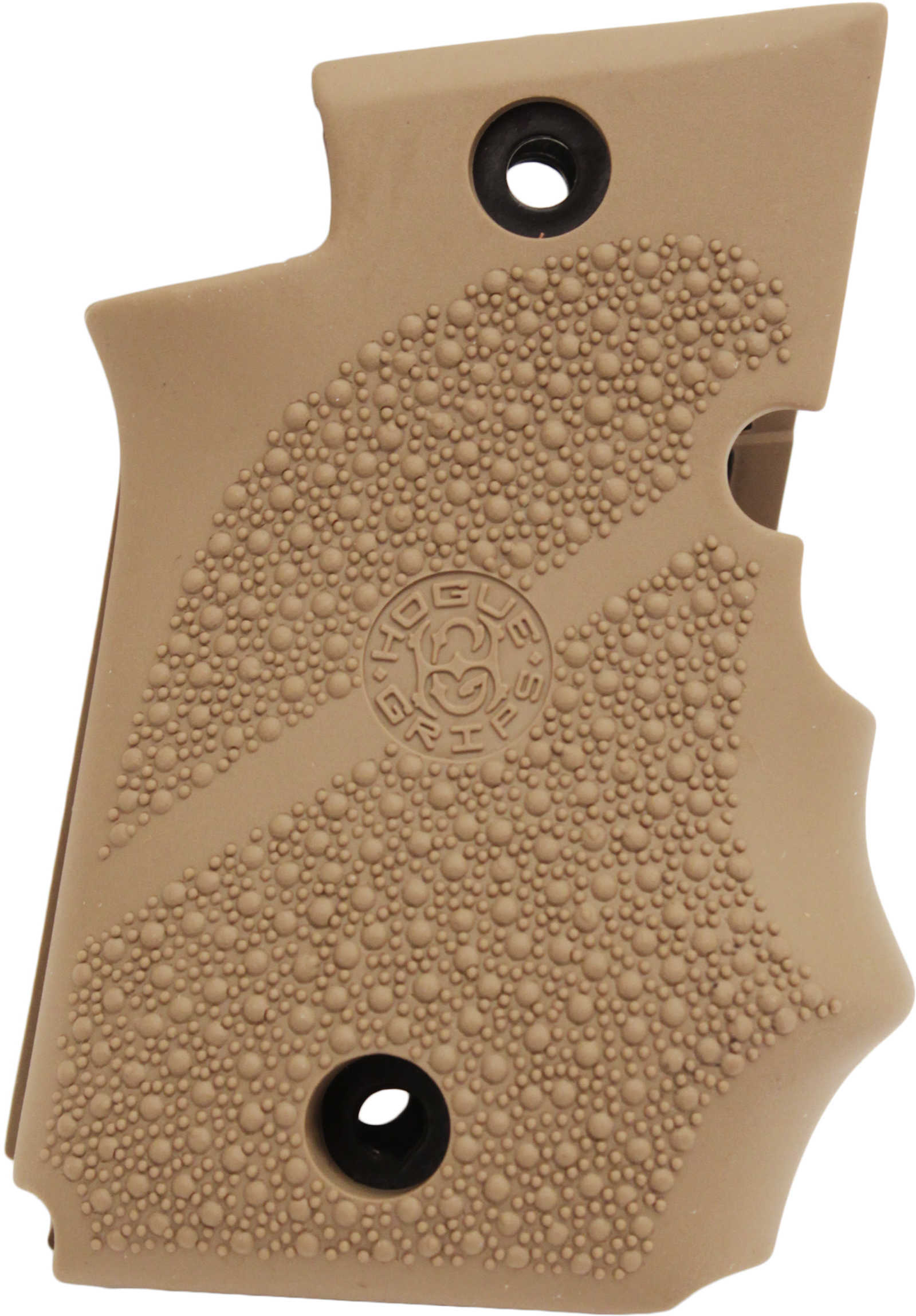 Hogue Sig P938 Rubber Grip Ambidextrous, w/Finger Grooves Desert Tan Brown 98083