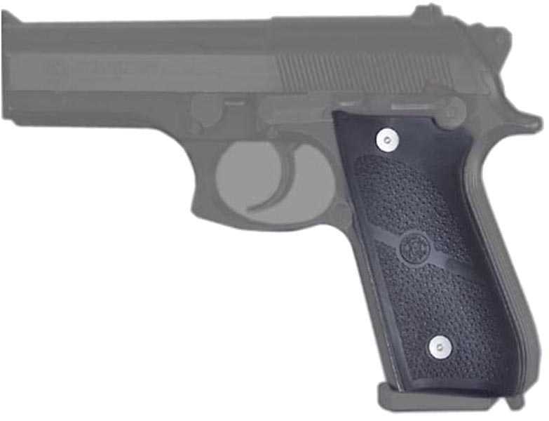 Hogue Grips Rubber Taurus PT99 No Finger Grooves Black 99010