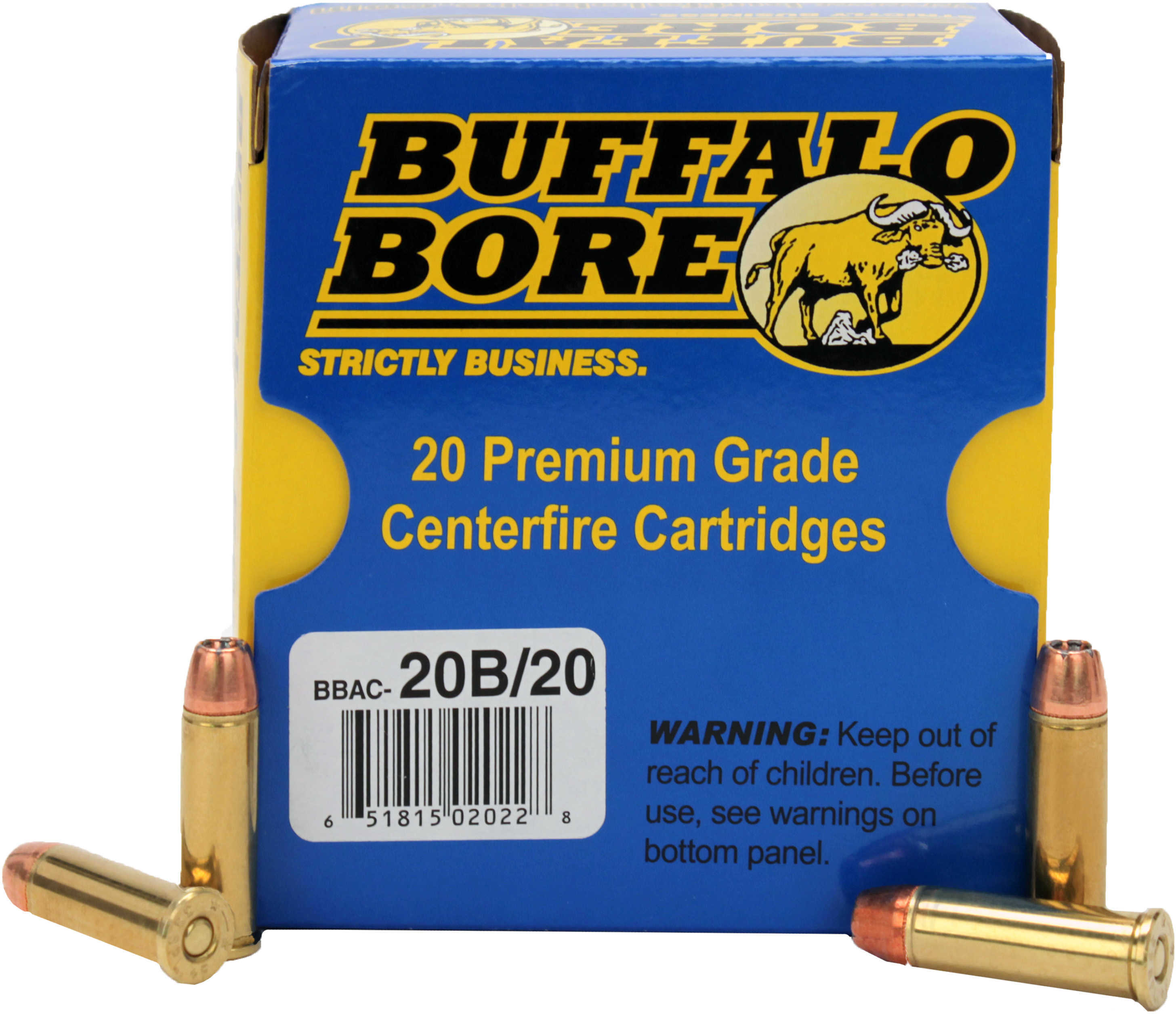 38 Special 20 Rounds Ammunition Buffalo Bore 125 Grain Hollow Point