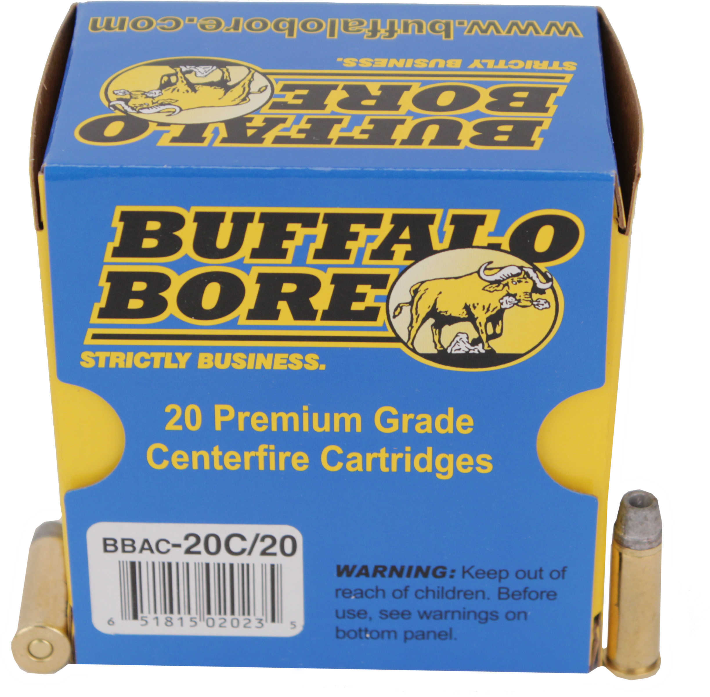 38 Special 20 Rounds Ammunition Buffalo Bore 158 Grain Lead