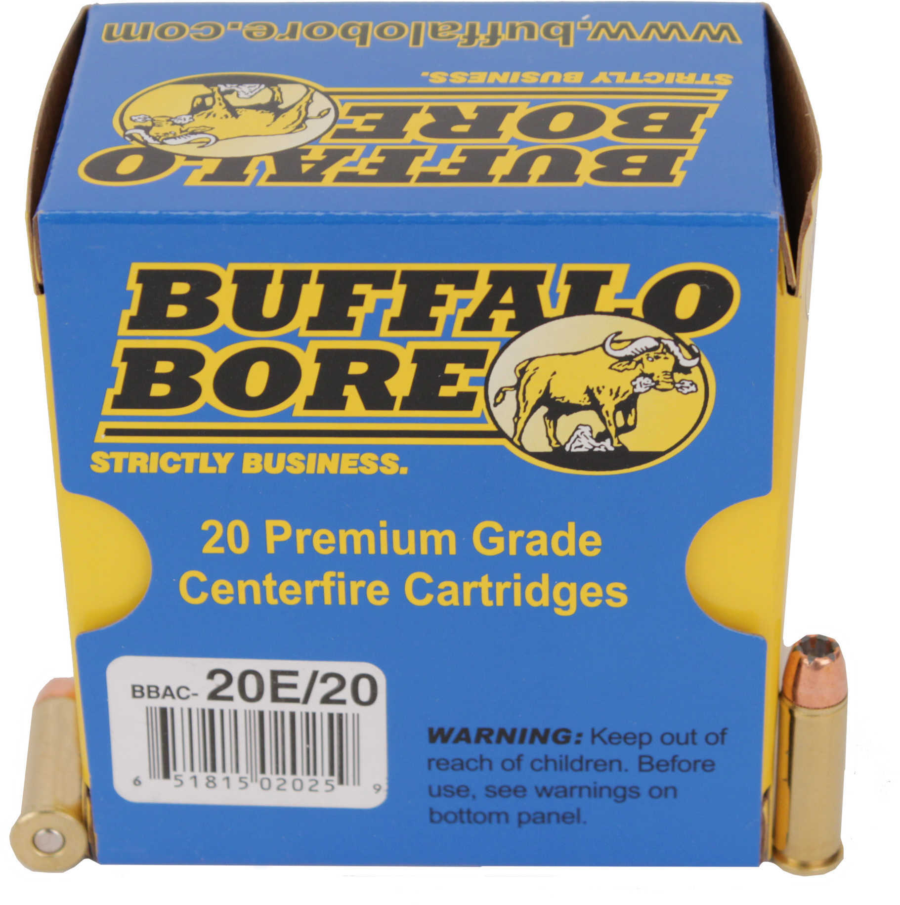 38 Special 20 Rounds Ammunition Buffalo Bore 125 Grain Hollow Point