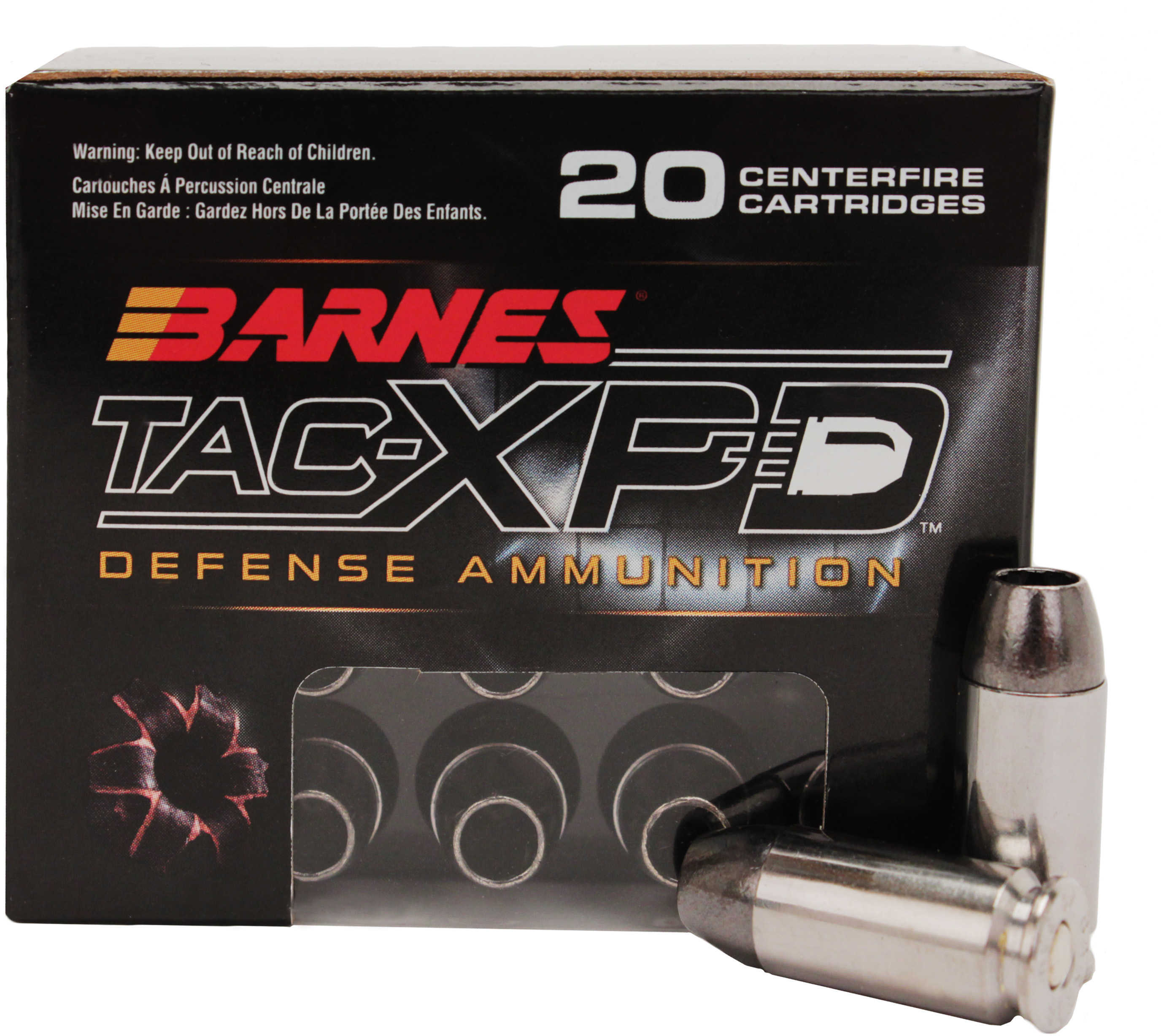 40 S&W 20 Rounds Ammunition Barnes 140 Grain Hollow Point