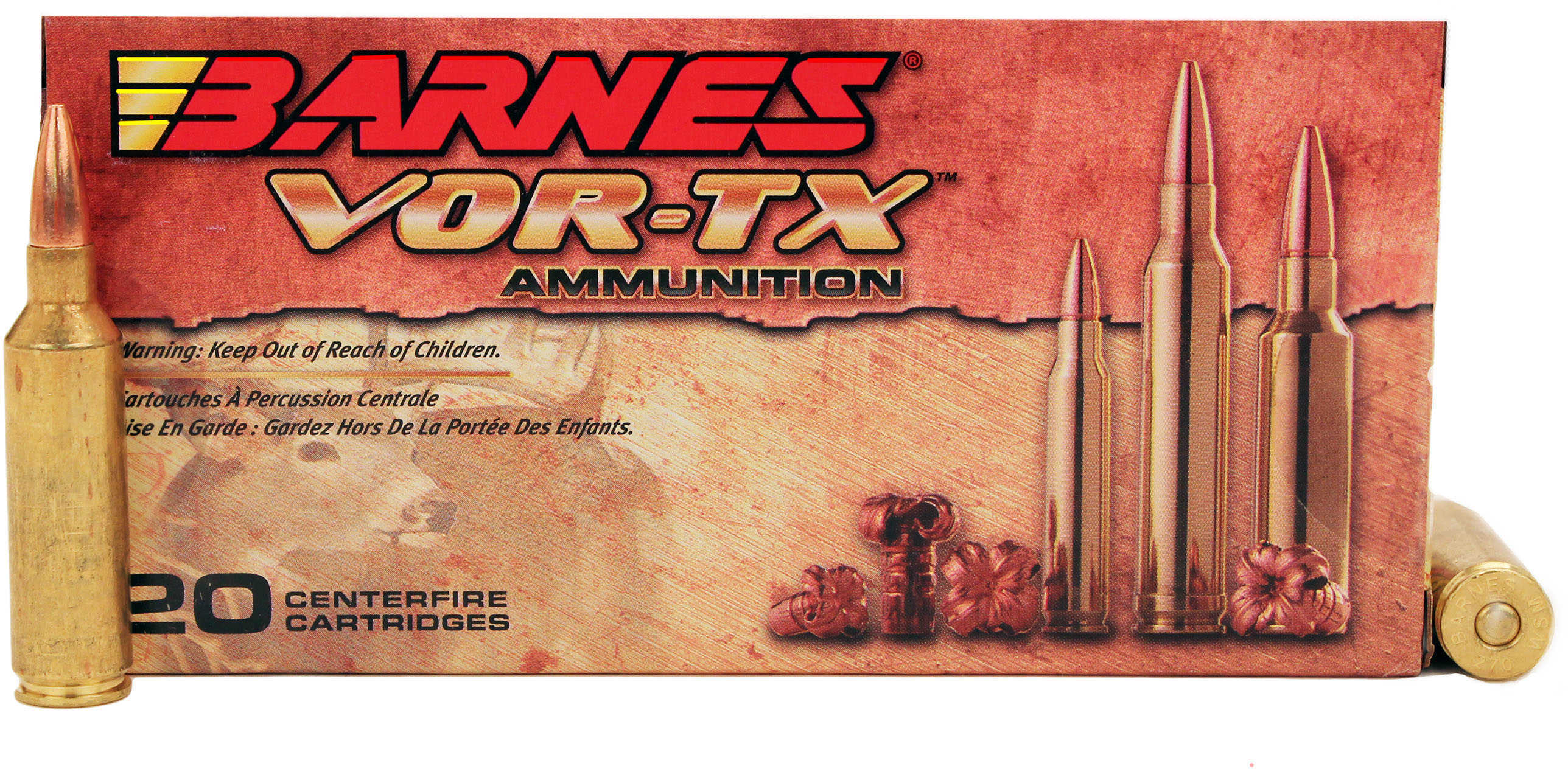 270 WSM 20 Rounds Ammunition Barnes 140 Grain TSX
